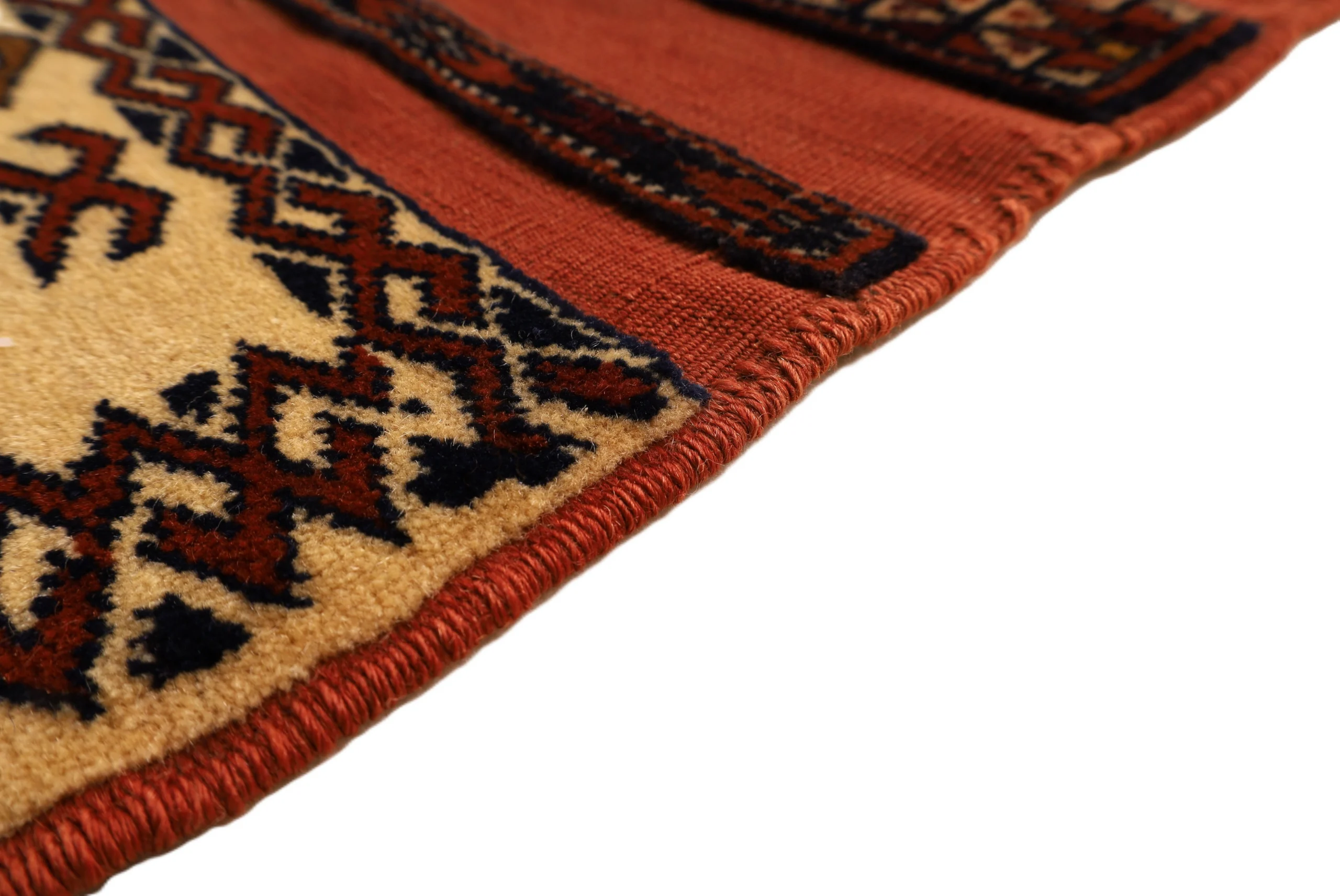 Turkmen Perserteppich aus Iran, 109 × 105 cm