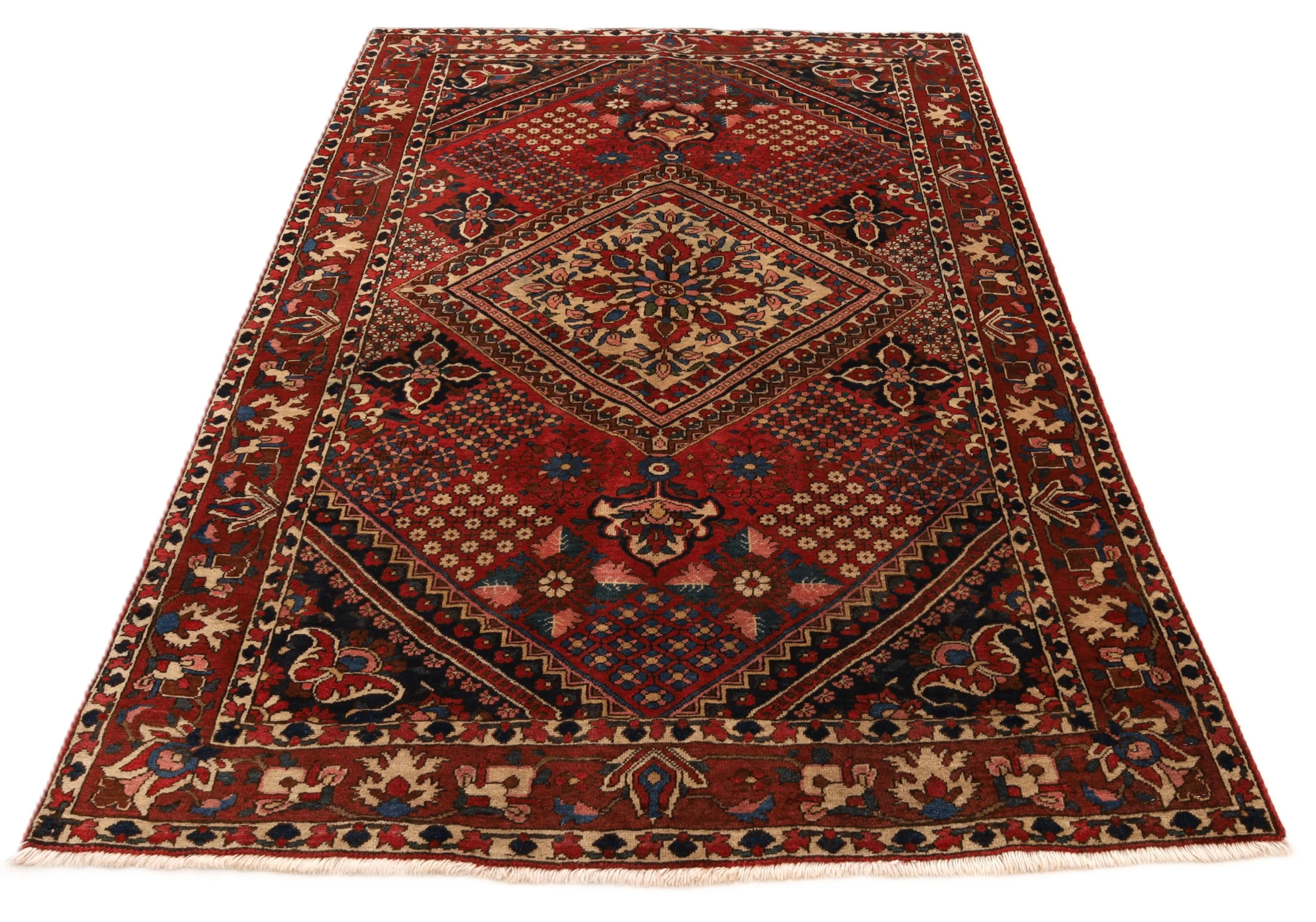 Handgeknüpfter Bakhtiari Perserteppich 208 × 137 cm