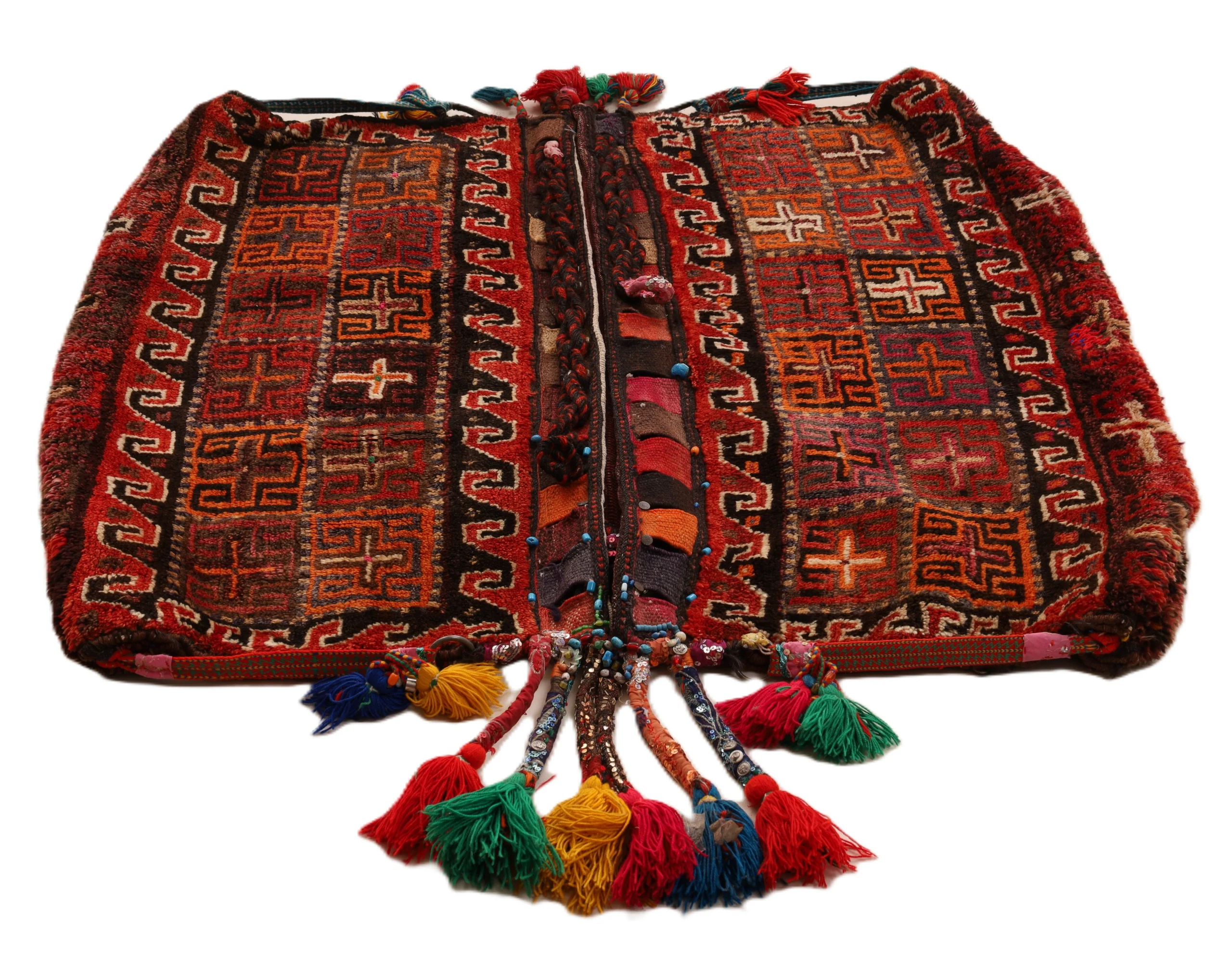 Qashqai Perserteppich 138 × 127 cm aus Wolle, handgeknüpft