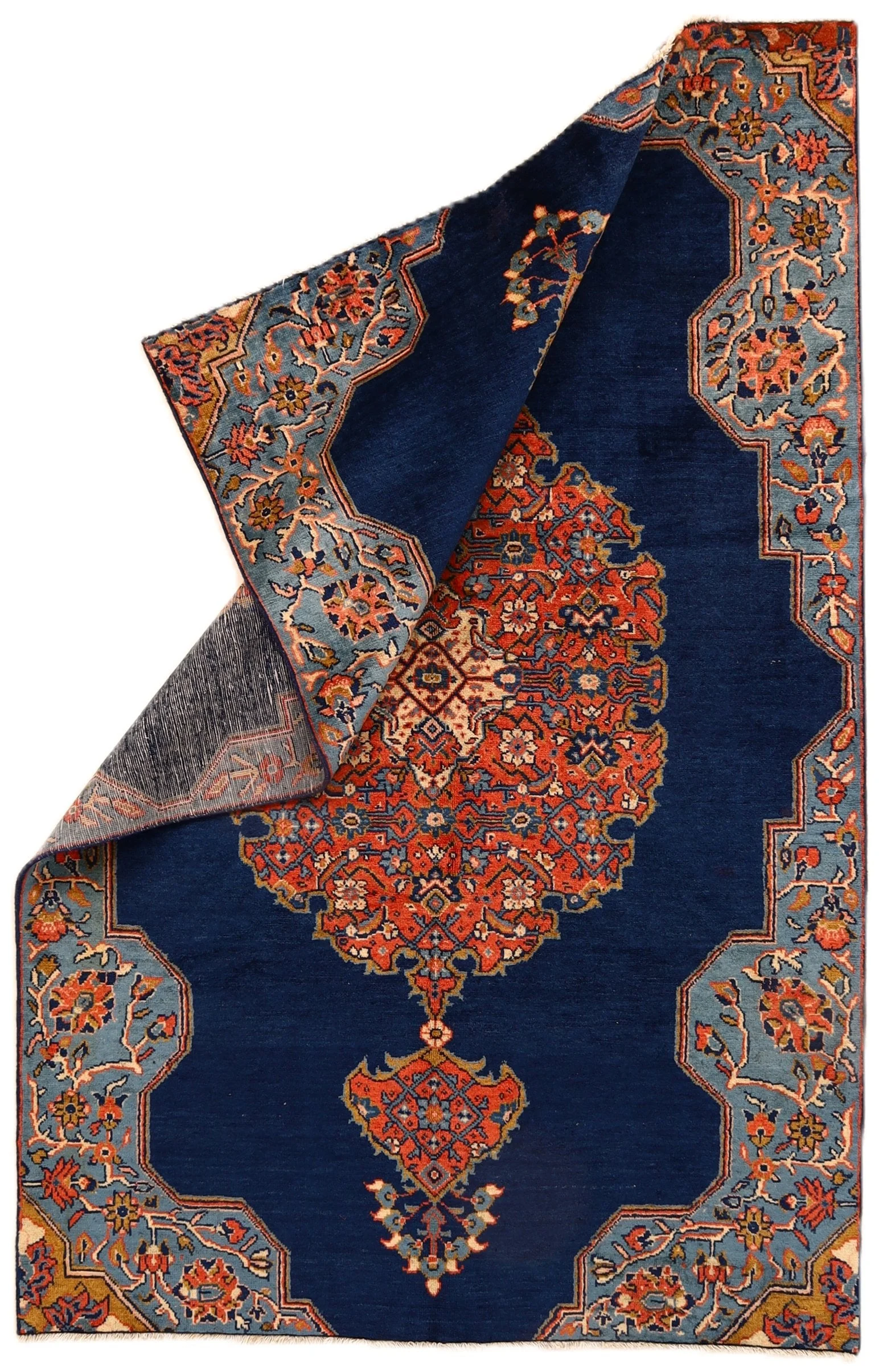perserteppich-hamburg-250-x-161-cm-wolle-handgeknupft-blau-turkis-12 Sarough Perserteppich 250 × 161 cm aus Wolle, handgeknüpft