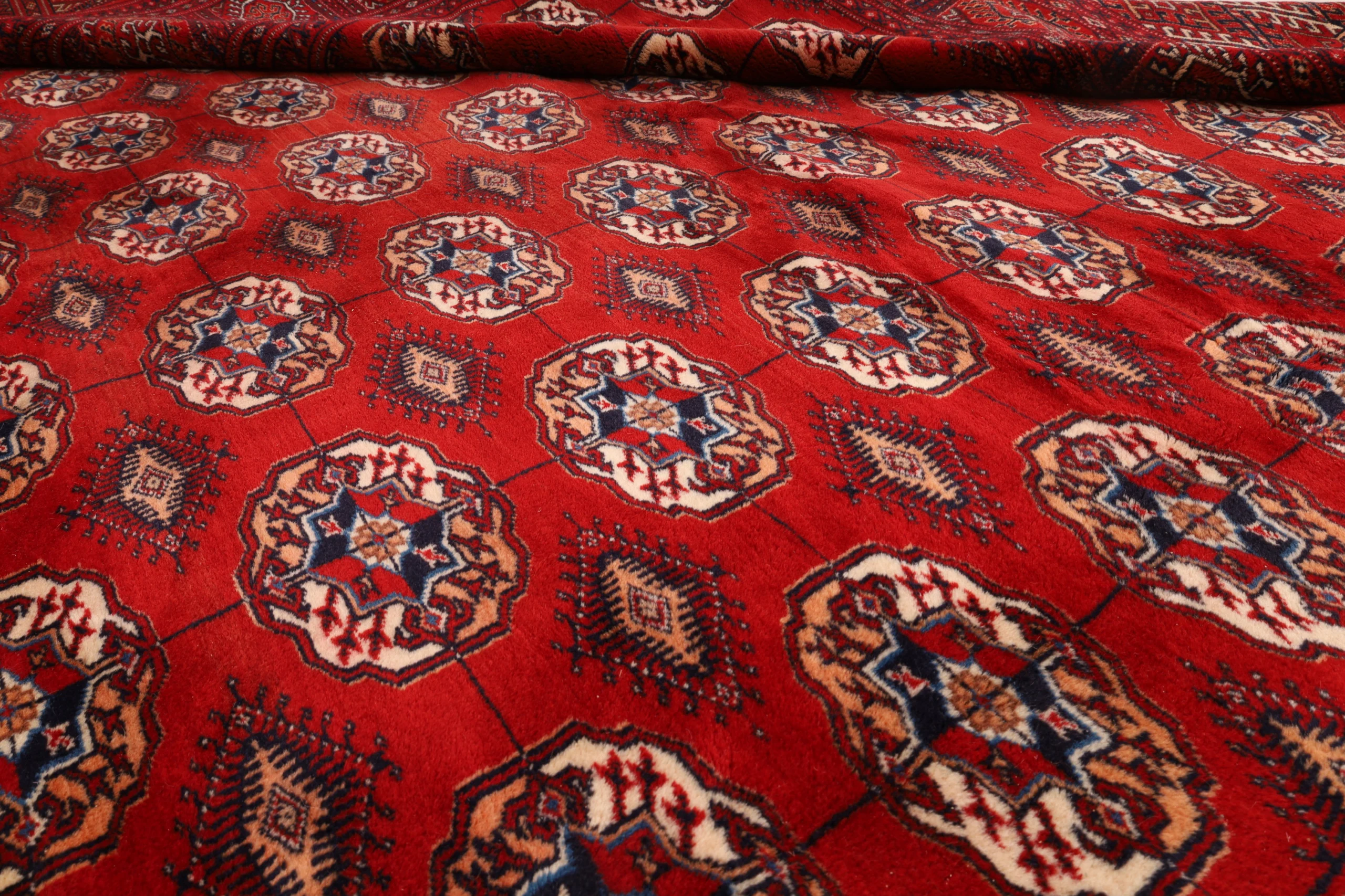 Handgeknüpfter Turkmen Perserteppich 360 × 260 cm