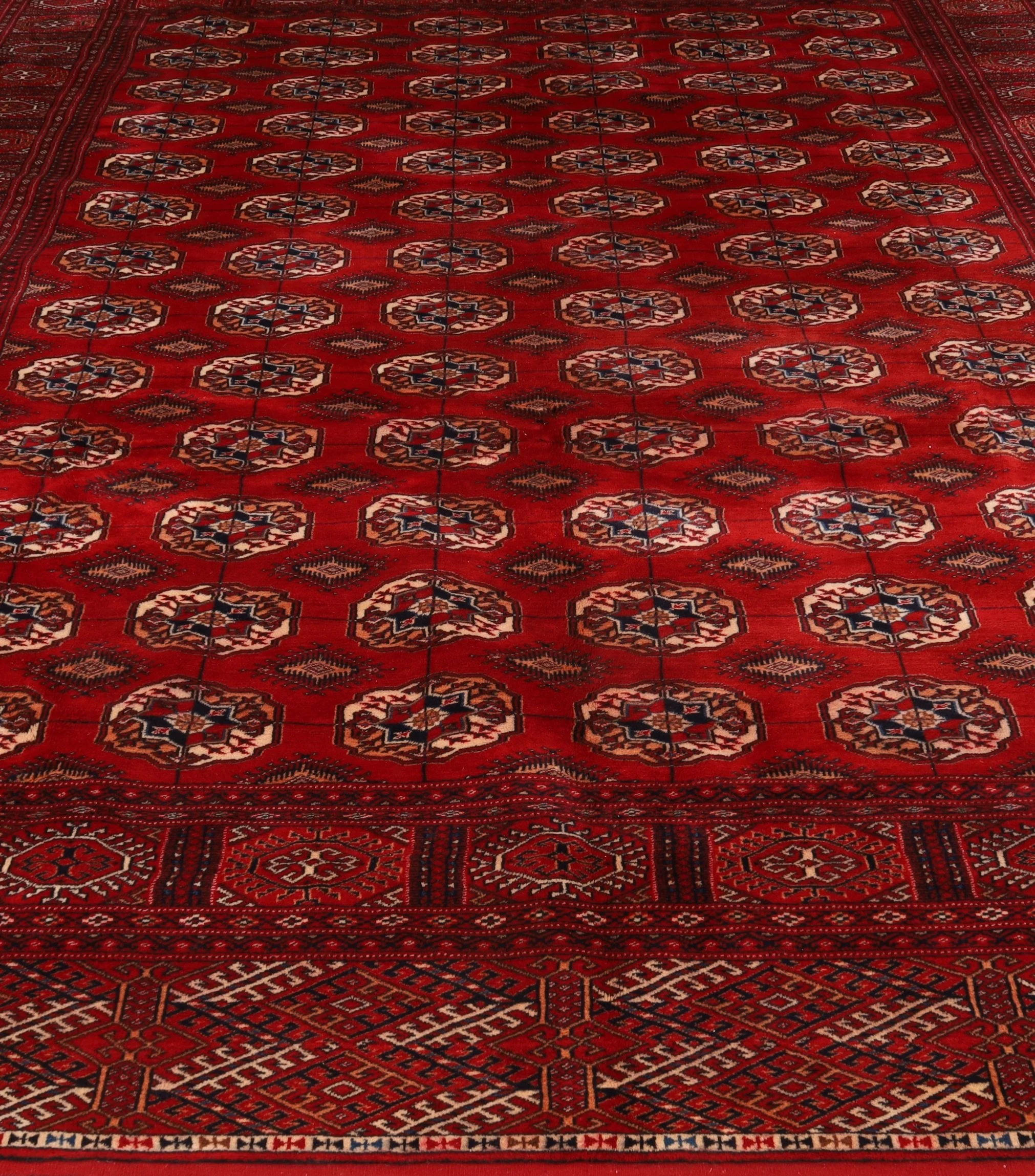 Handgeknüpfter Turkmen Perserteppich 360 × 260 cm