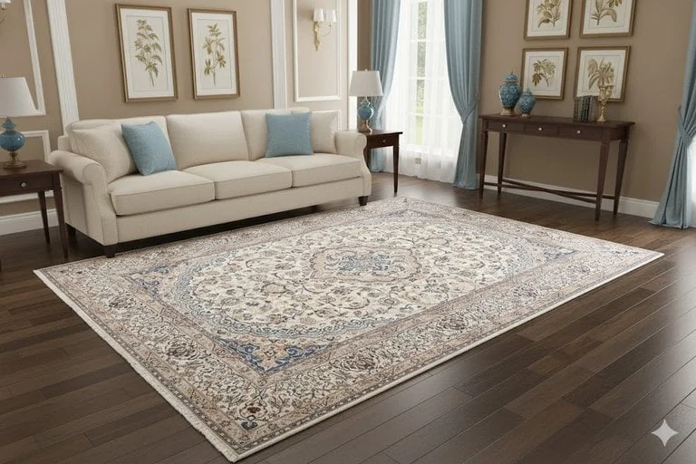 Handgeknüpfter Nain Perserteppich 305 × 200 cm