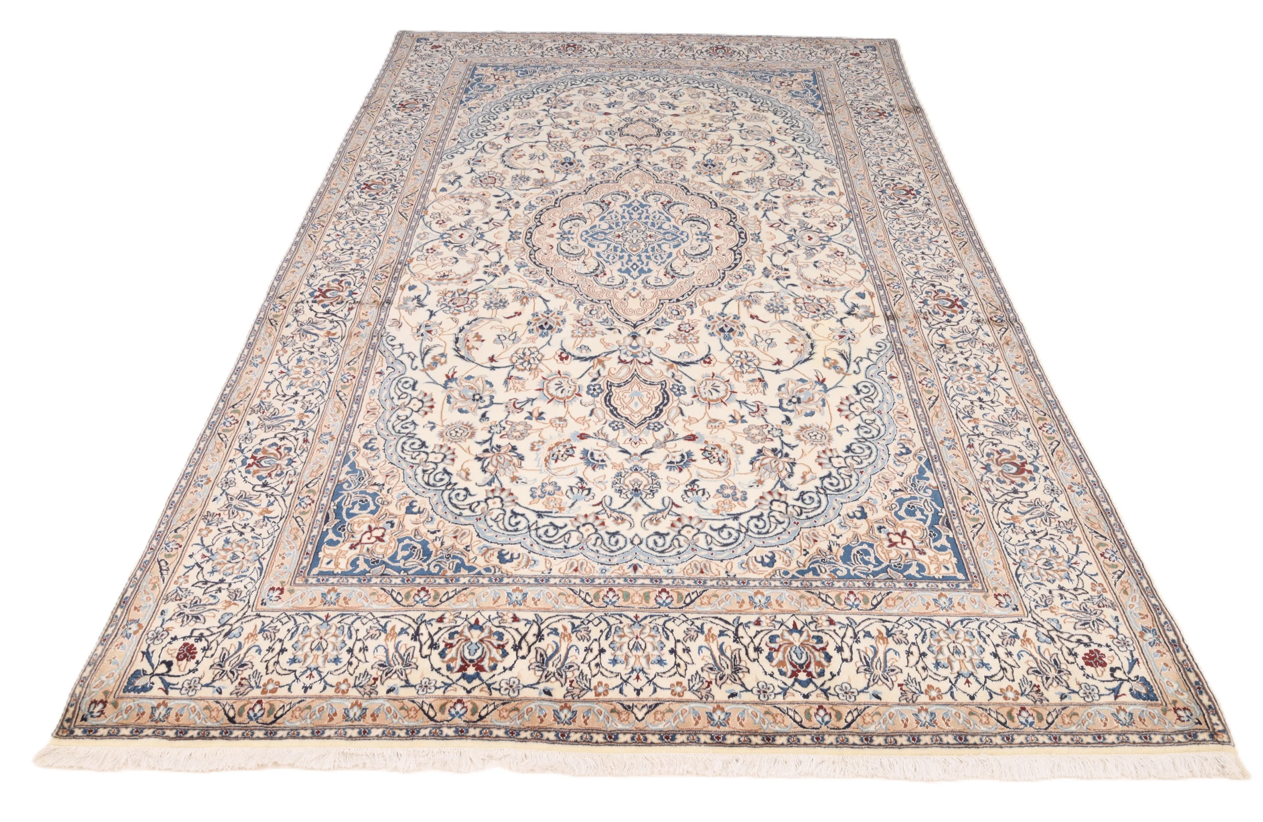 Handgeknüpfter Nain Perserteppich 305 × 200 cm