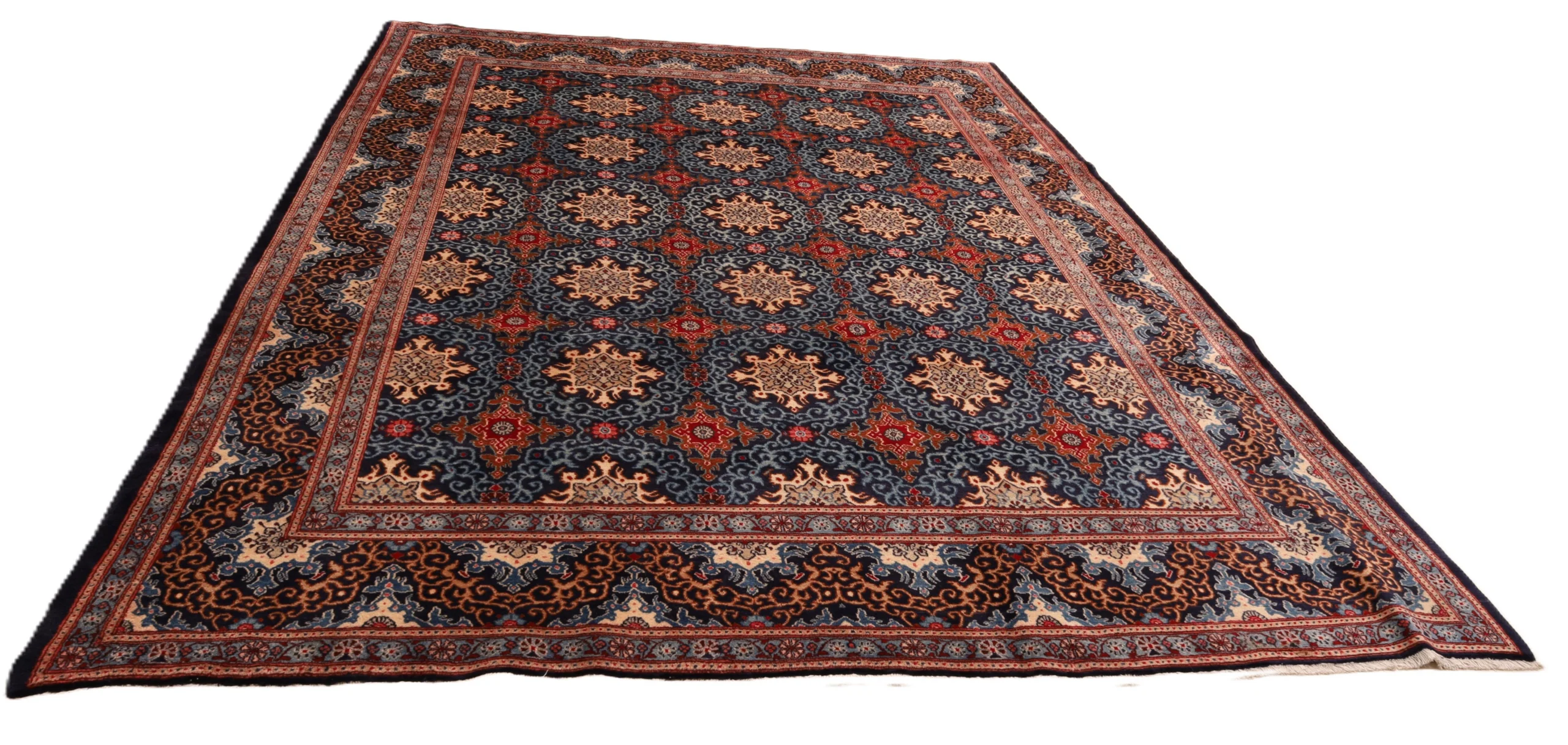 Moud Perserteppich aus Iran, 350 × 248 cm
