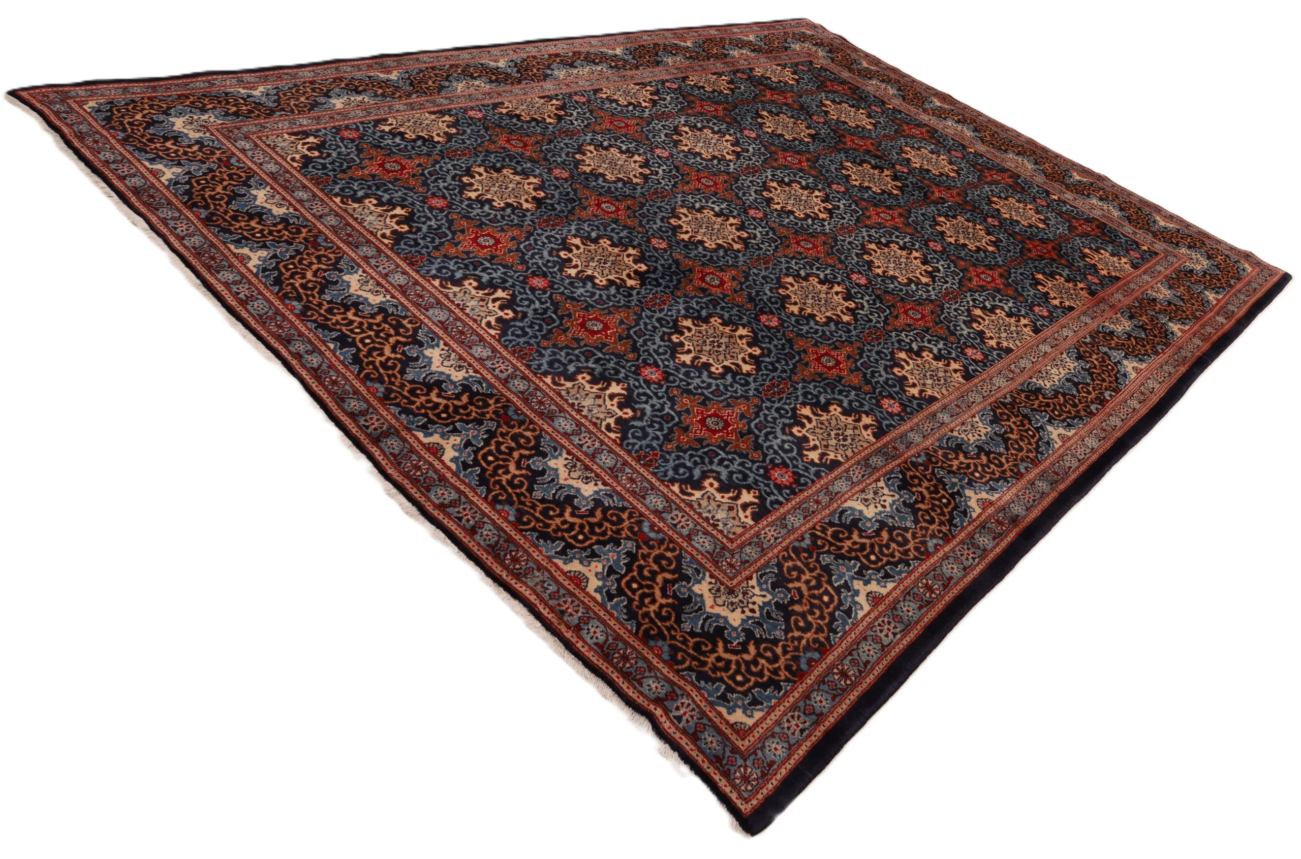 Moud Perserteppich aus Iran, 350 × 248 cm