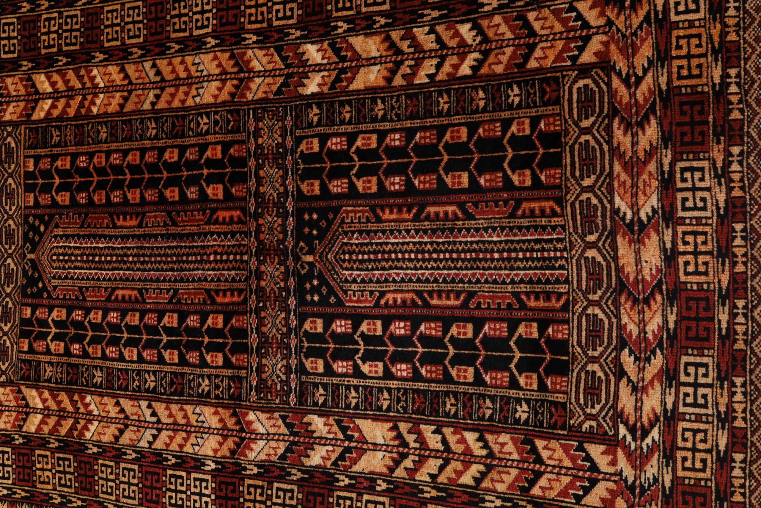 Handgeknüpfter Baluch Perserteppich, 132 × 89 cm, Wolle