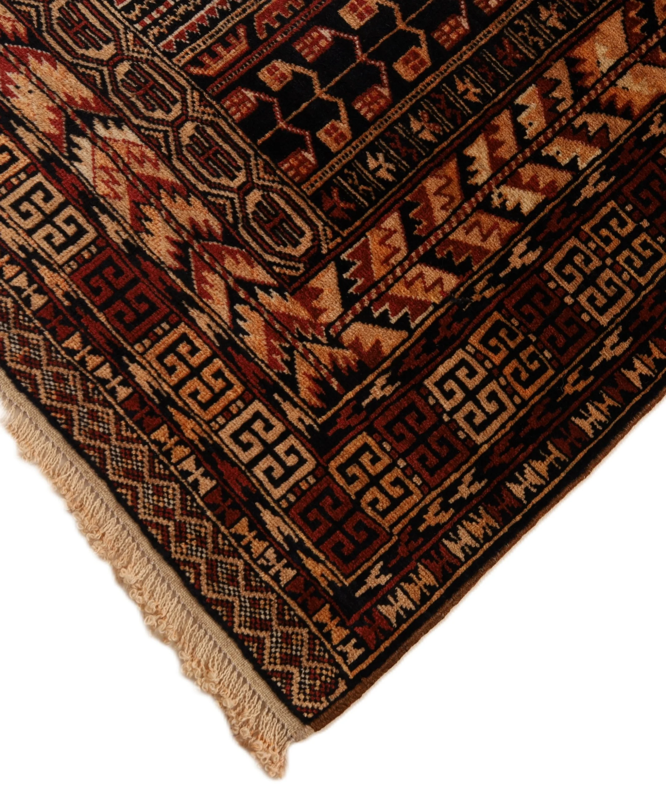 Handgeknüpfter Baluch Perserteppich, 132 × 89 cm, Wolle