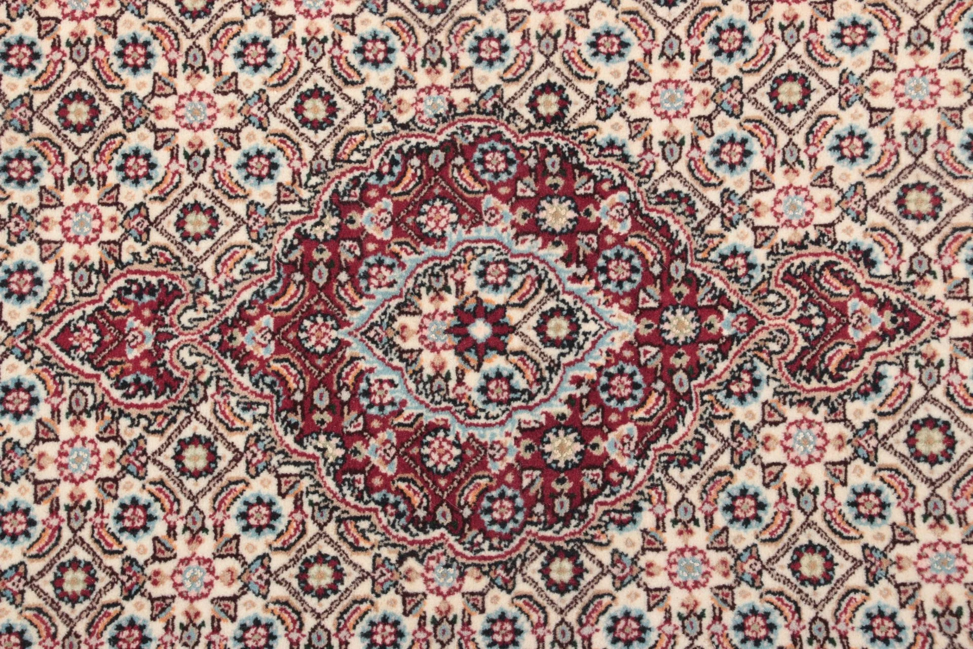 Handgeknüpfter Moud Perserteppich 83 × 395 cm
