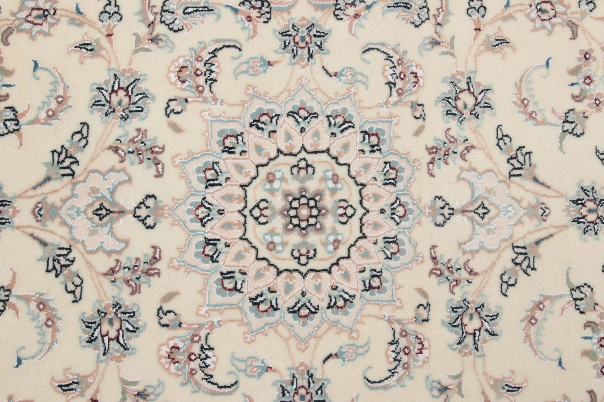 Nain Perserteppich 80 × 300 cm aus Wolle & Seide, handgeknüpft