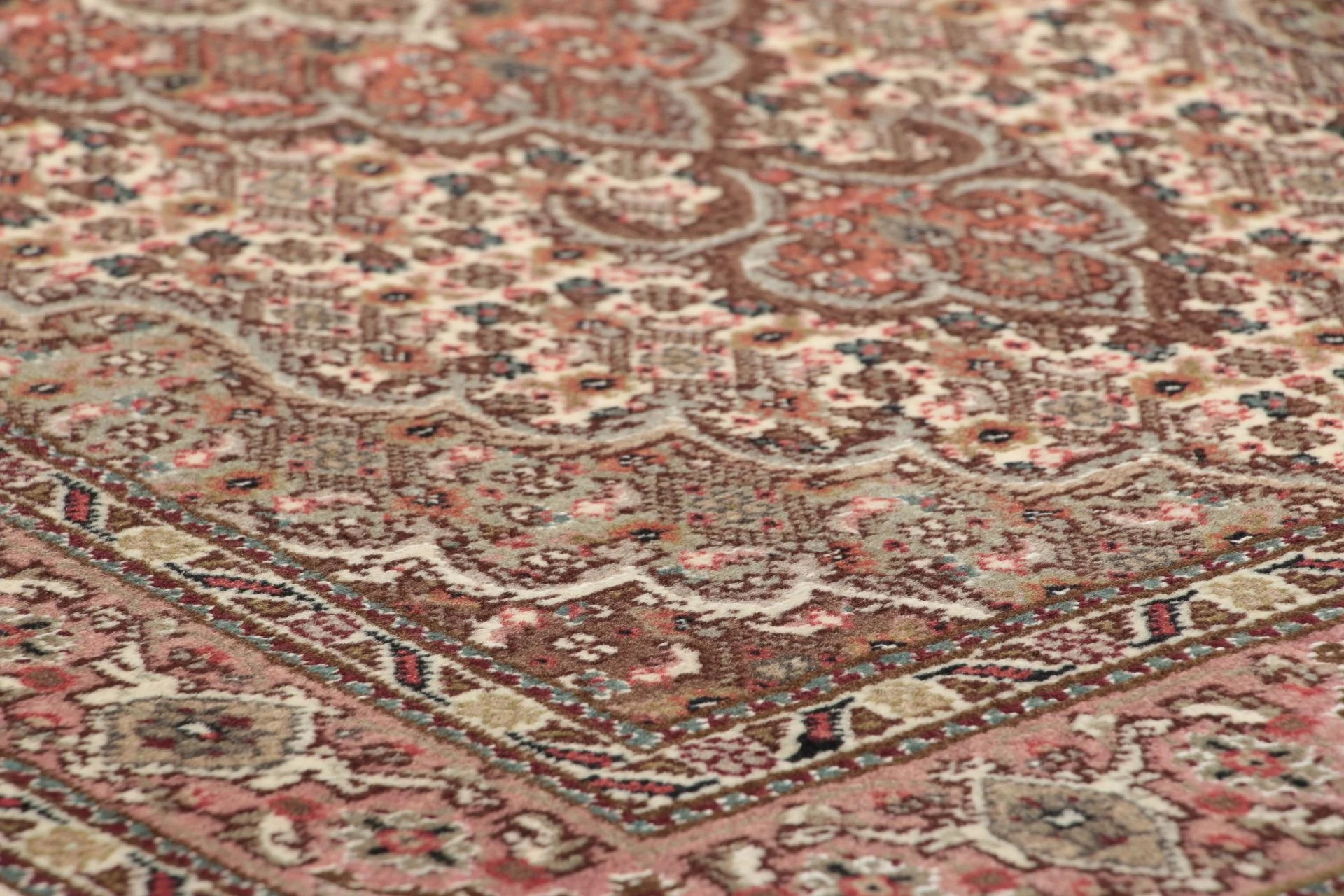 Handgeknüpfter Täbriz Perserteppich, 80 × 300 cm, Wolle & Seide