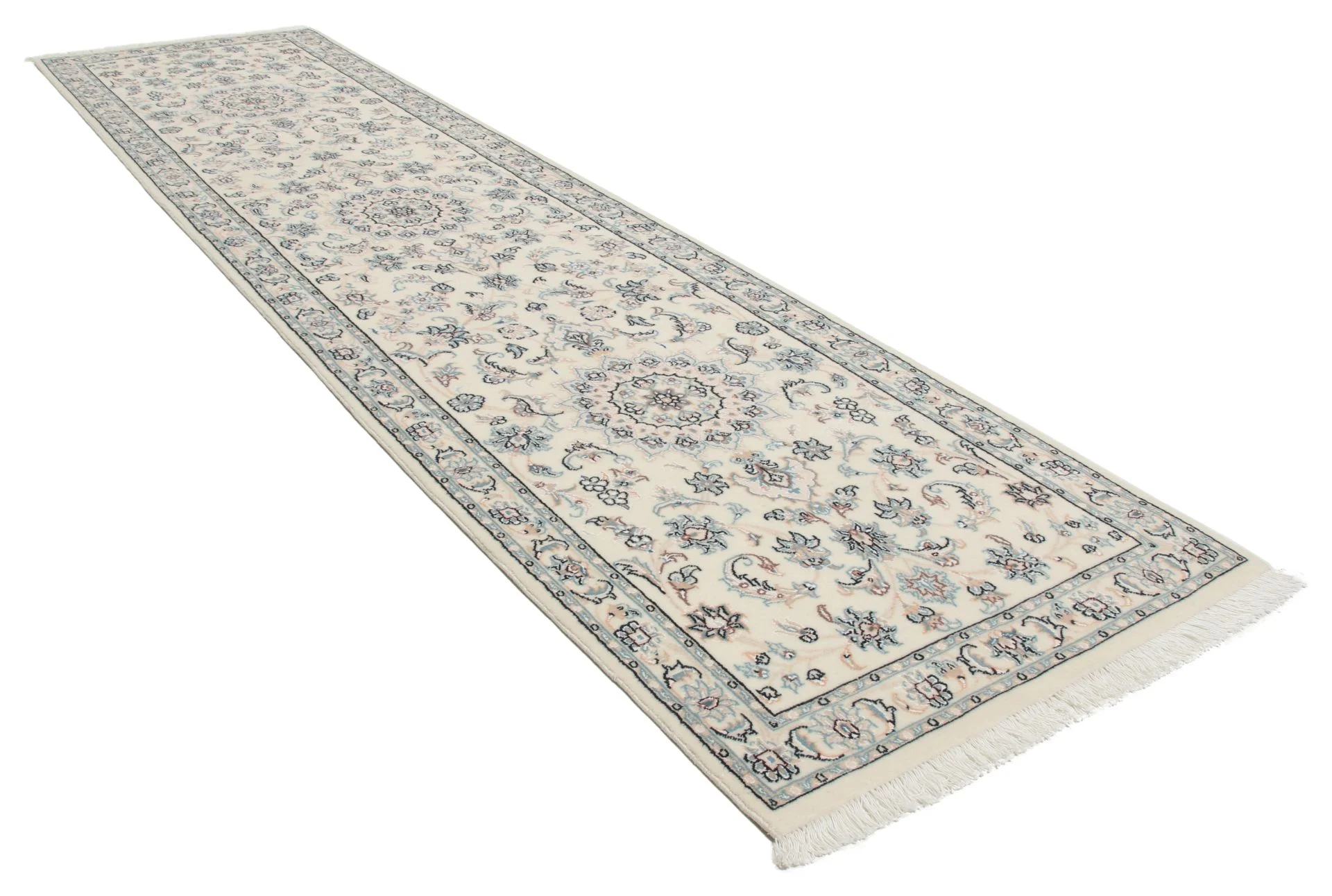 Handgeknüpfter Nain Perserteppich 77 × 312 cm