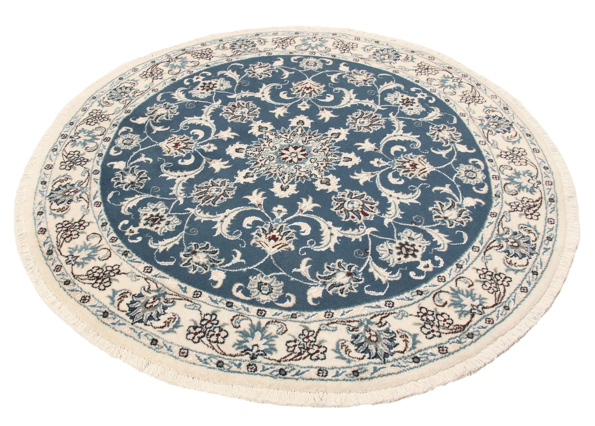 Nain Perserteppich 147 × 147 cm aus Wolle, handgeknüpft