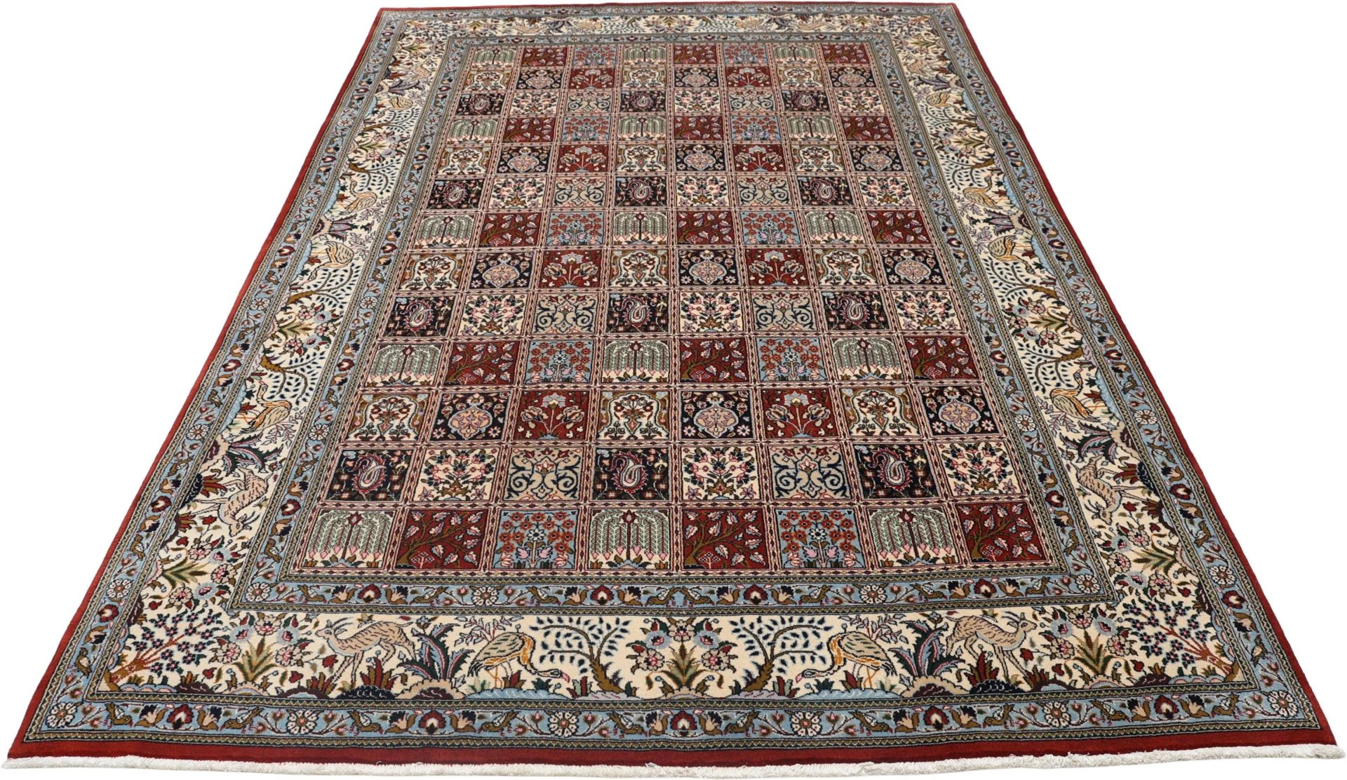 Moud Perserteppich 194 × 294 cm aus Wolle, handgeknüpft