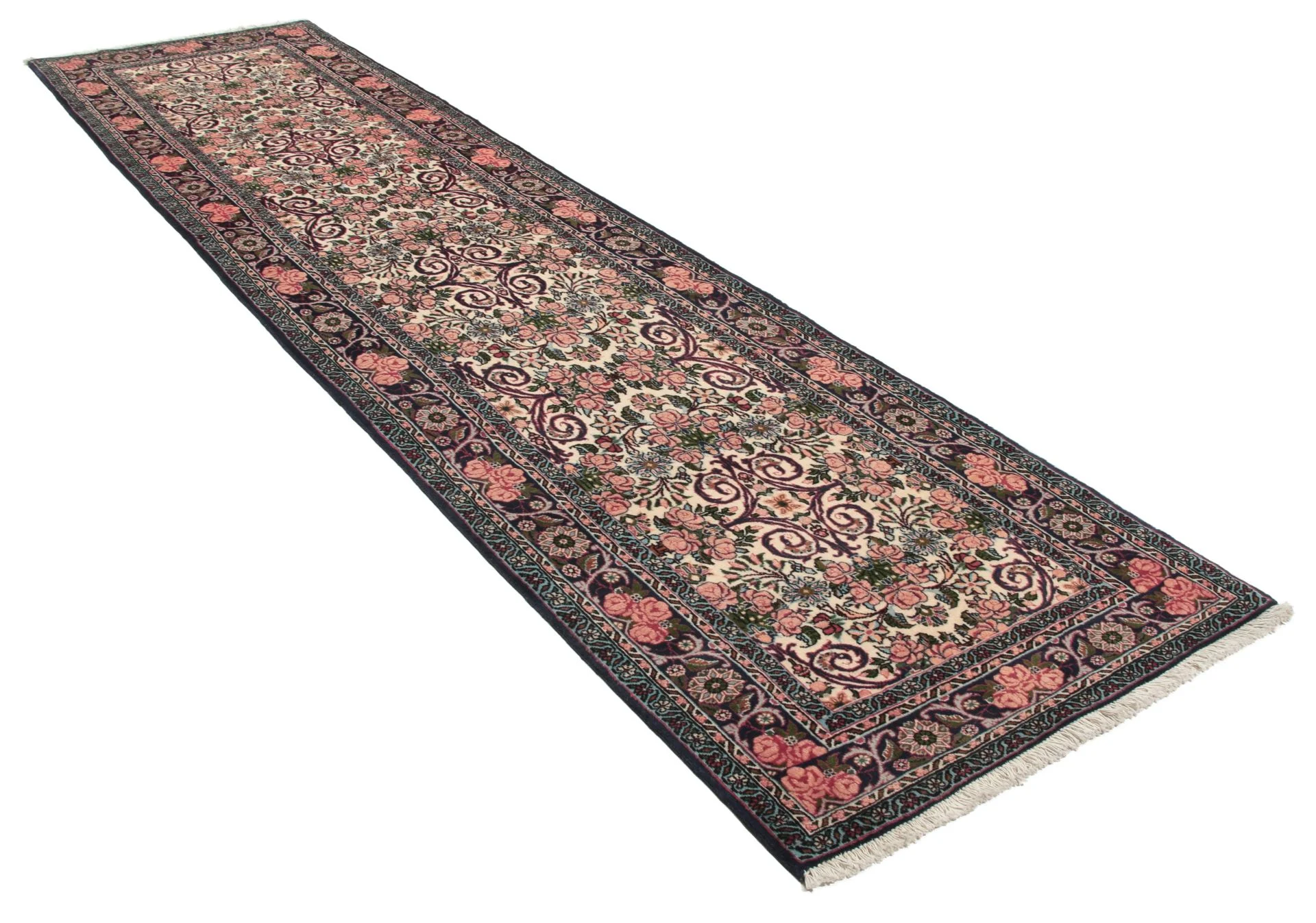 Handgeknüpfter Bijar Perserteppich, 75 × 300 cm, Wolle