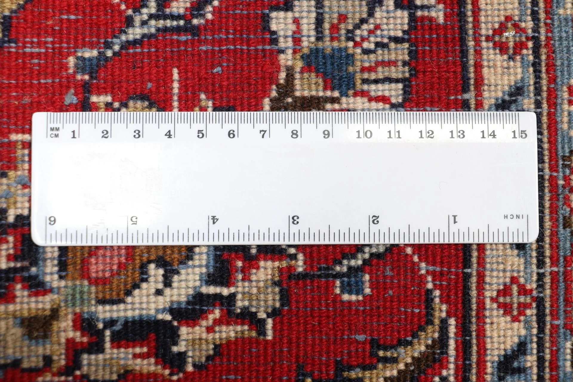 Handgeknüpfter Kashan Perserteppich, 202 × 299 cm, Wolle