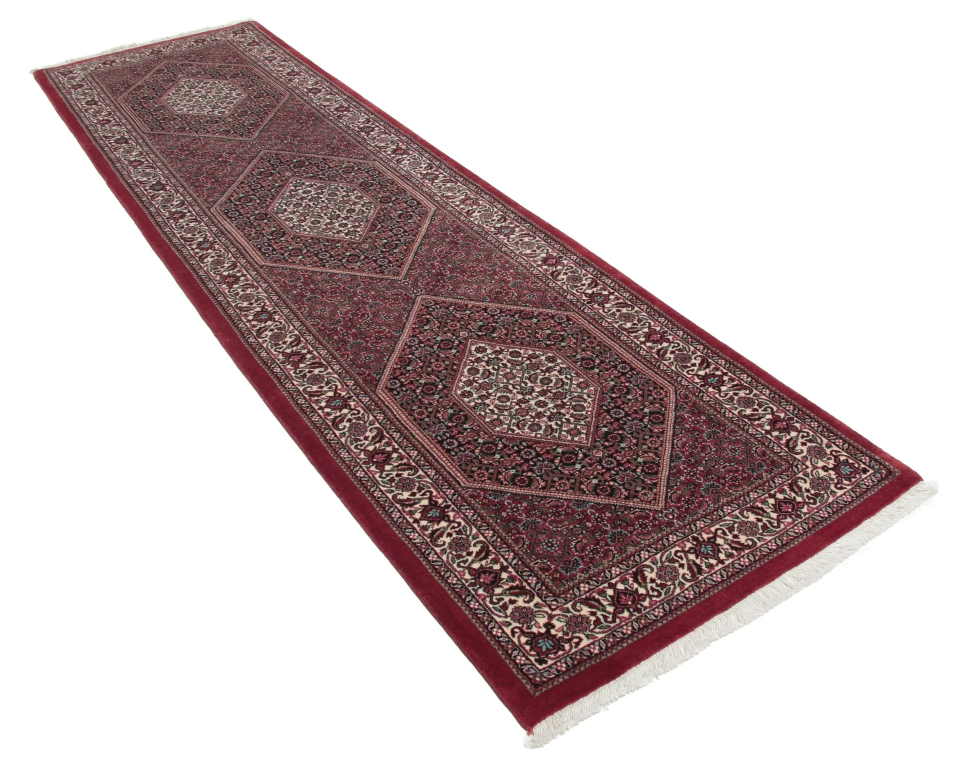 Bijar Perserteppich 82 × 305 cm aus Wolle & Seide, handgeknüpft