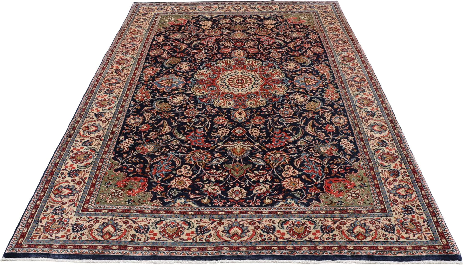 Sarough Perserteppich 223 × 313 cm aus Wolle, handgeknüpft