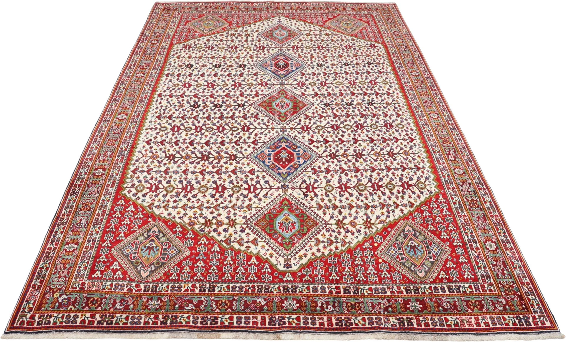 Qashqai Perserteppich aus Iran, 205 × 308 cm