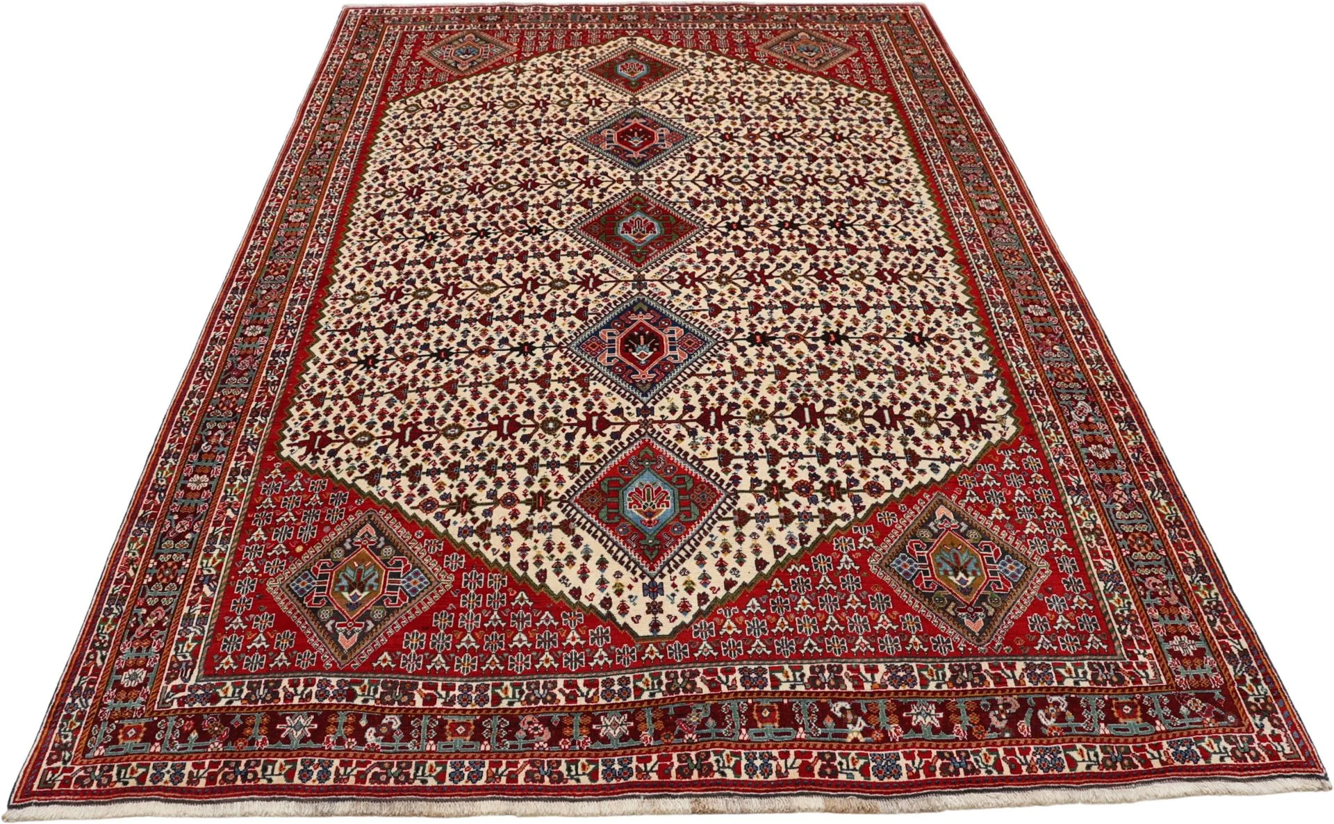 Qashqai Perserteppich aus Iran, 205 × 308 cm