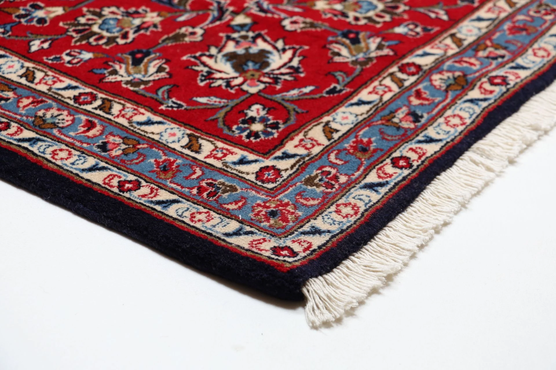 Handgeknüpfter Kashan Perserteppich 251 × 340 cm