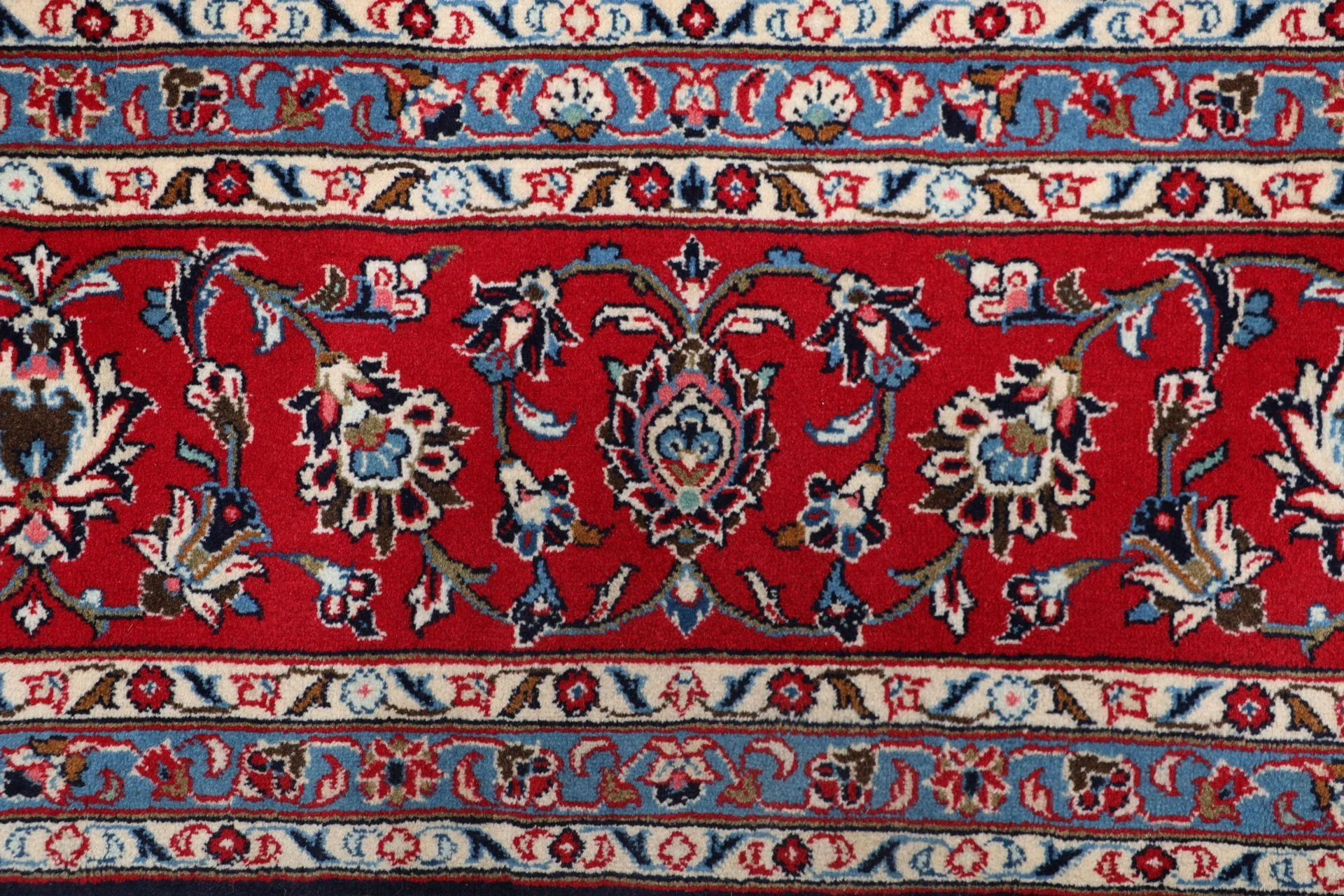 Handgeknüpfter Kashan Perserteppich 251 × 340 cm