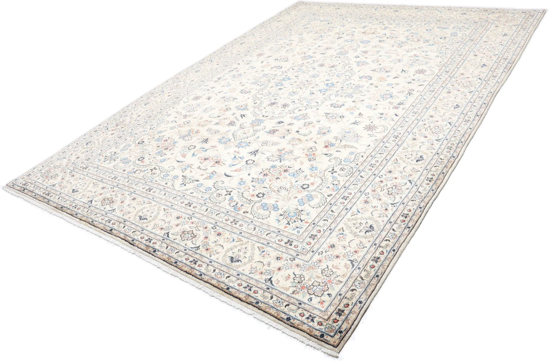 Handgeknüpfter Kashan Perserteppich 255 × 355 cm