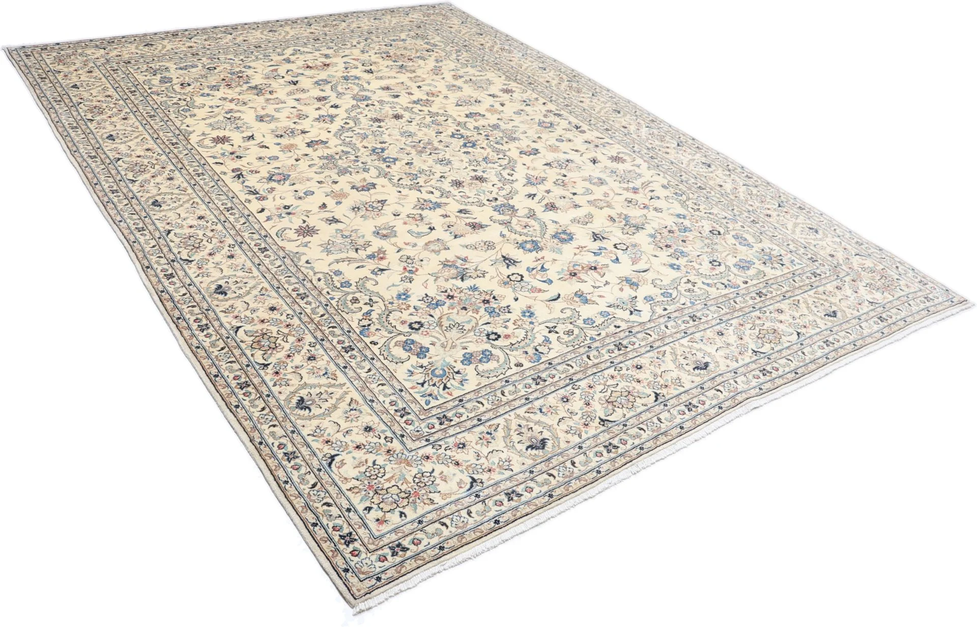 Handgeknüpfter Kashan Perserteppich 255 × 355 cm