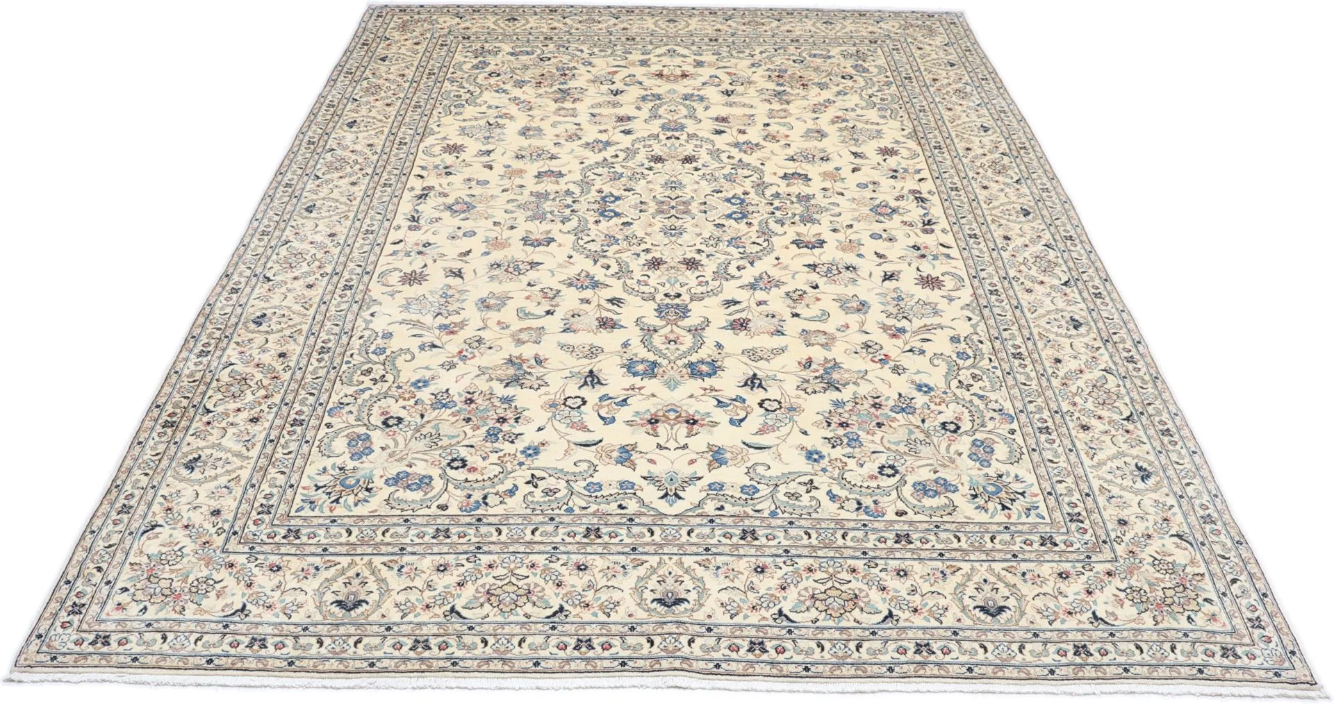 Handgeknüpfter Kashan Perserteppich 255 × 355 cm