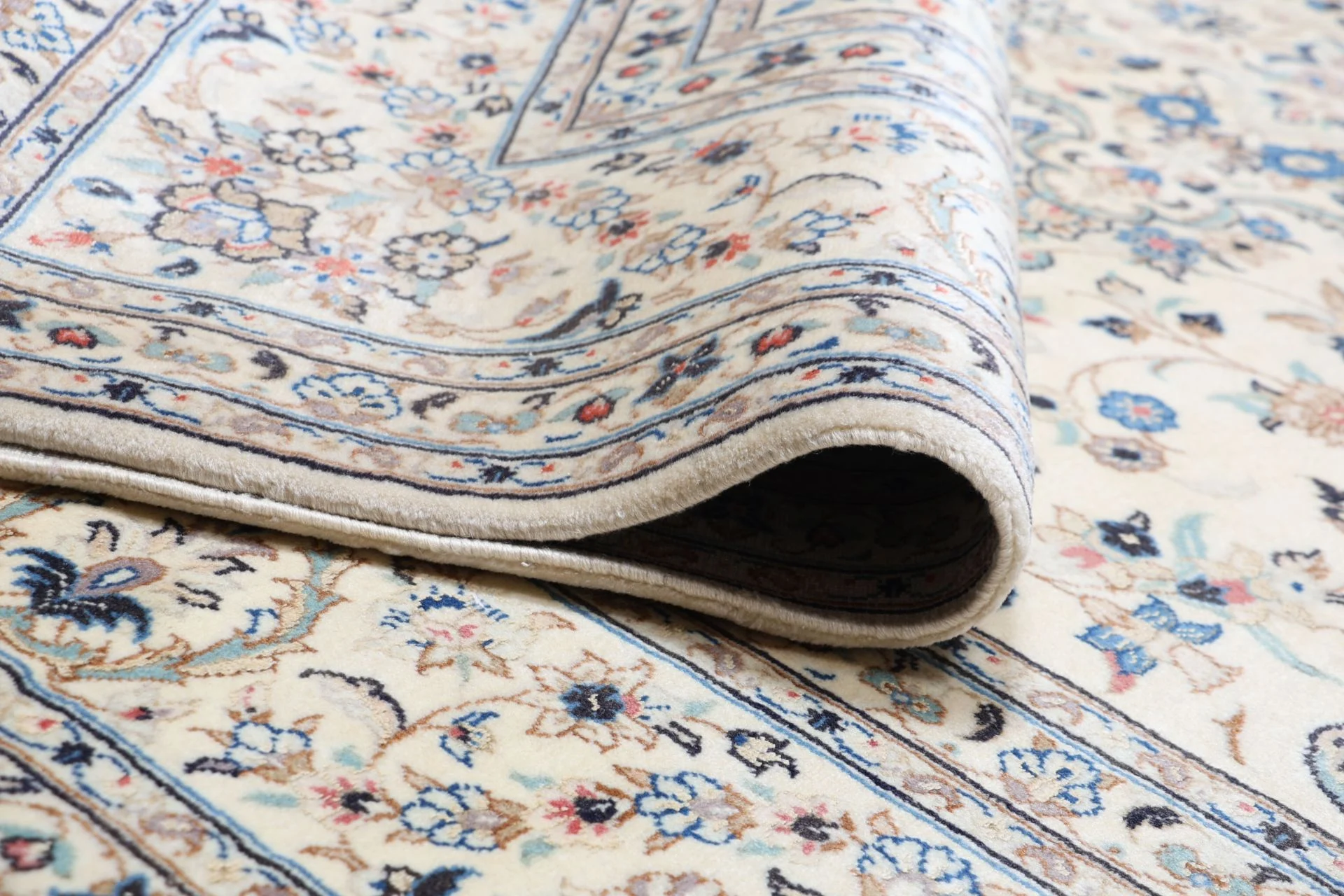 Handgeknüpfter Kashan Perserteppich 255 × 355 cm