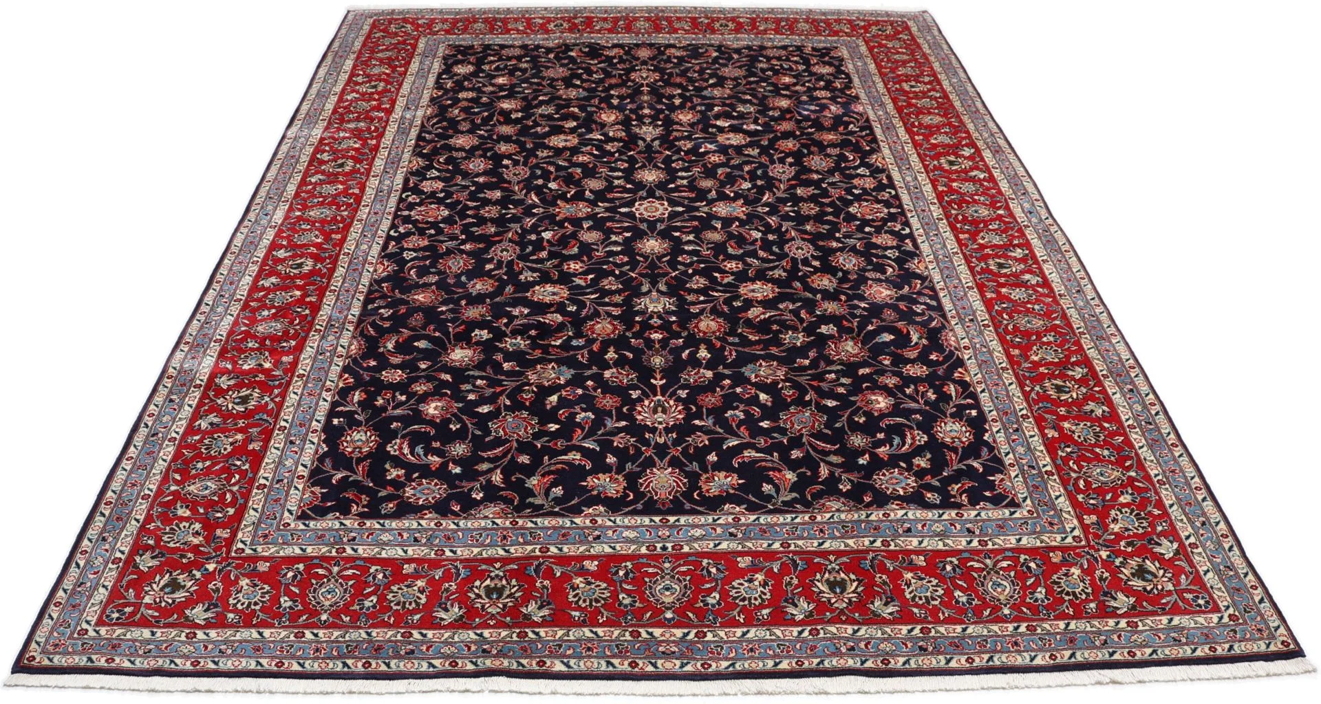 Kashan Perserteppich 250 × 350 cm aus Wolle, handgeknüpft