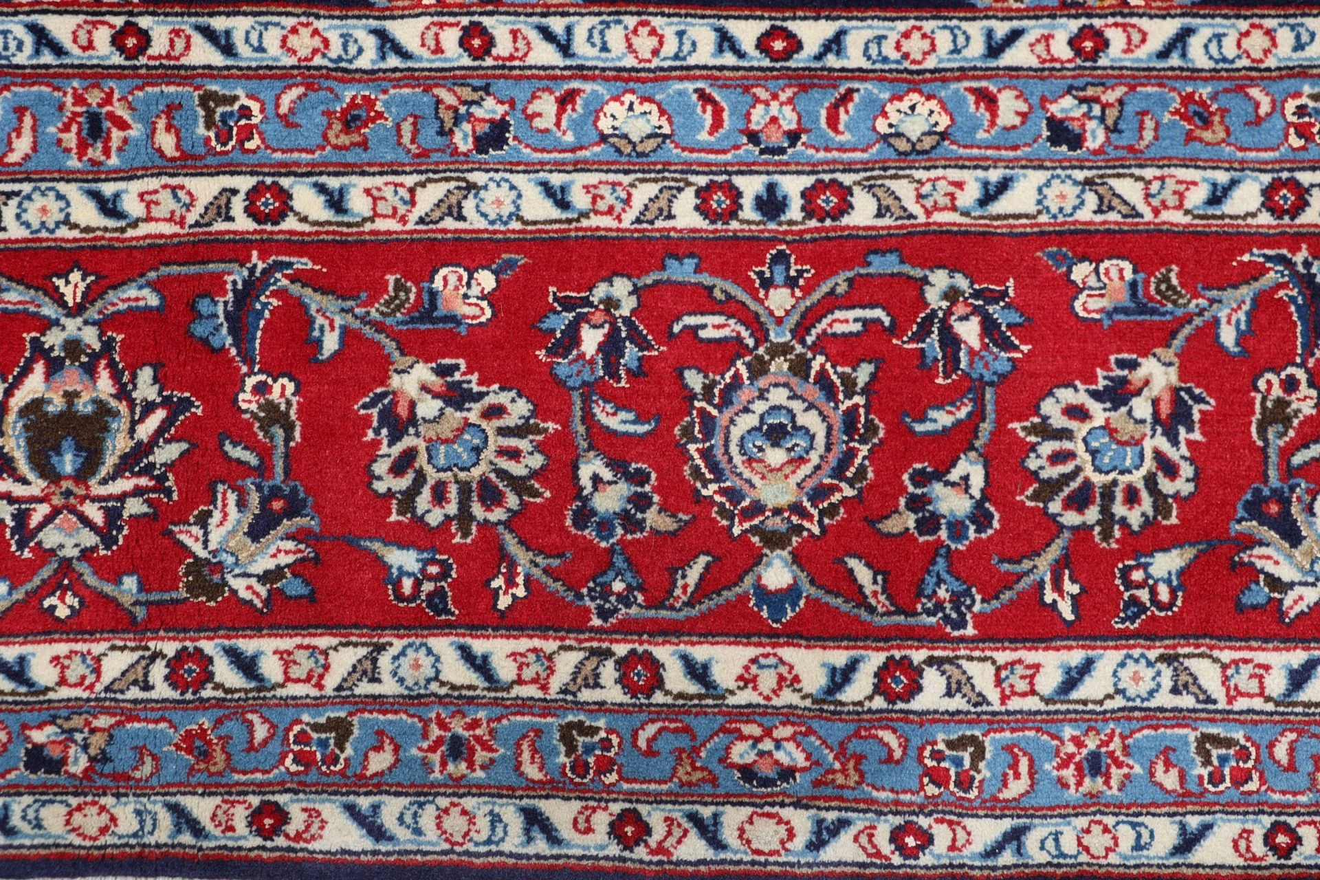 Kashan Perserteppich 250 × 350 cm aus Wolle, handgeknüpft