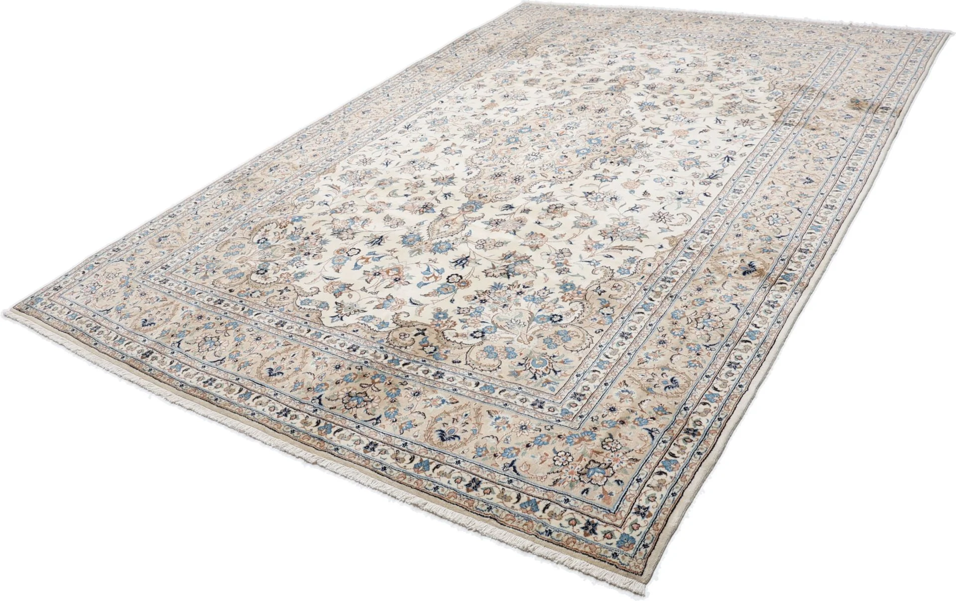 Handgeknüpfter Kashan Perserteppich 249 × 355 cm