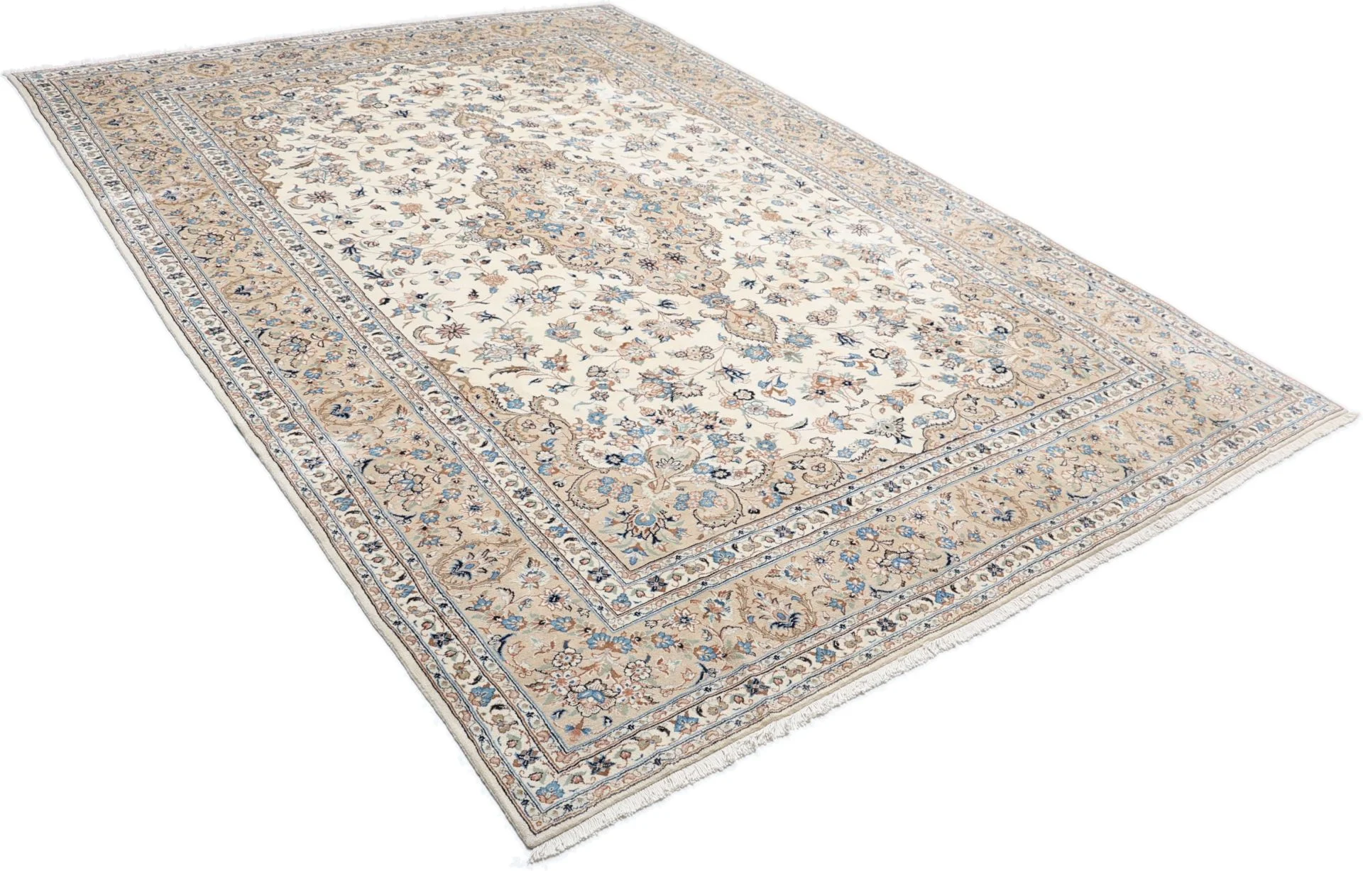 Handgeknüpfter Kashan Perserteppich 249 × 355 cm