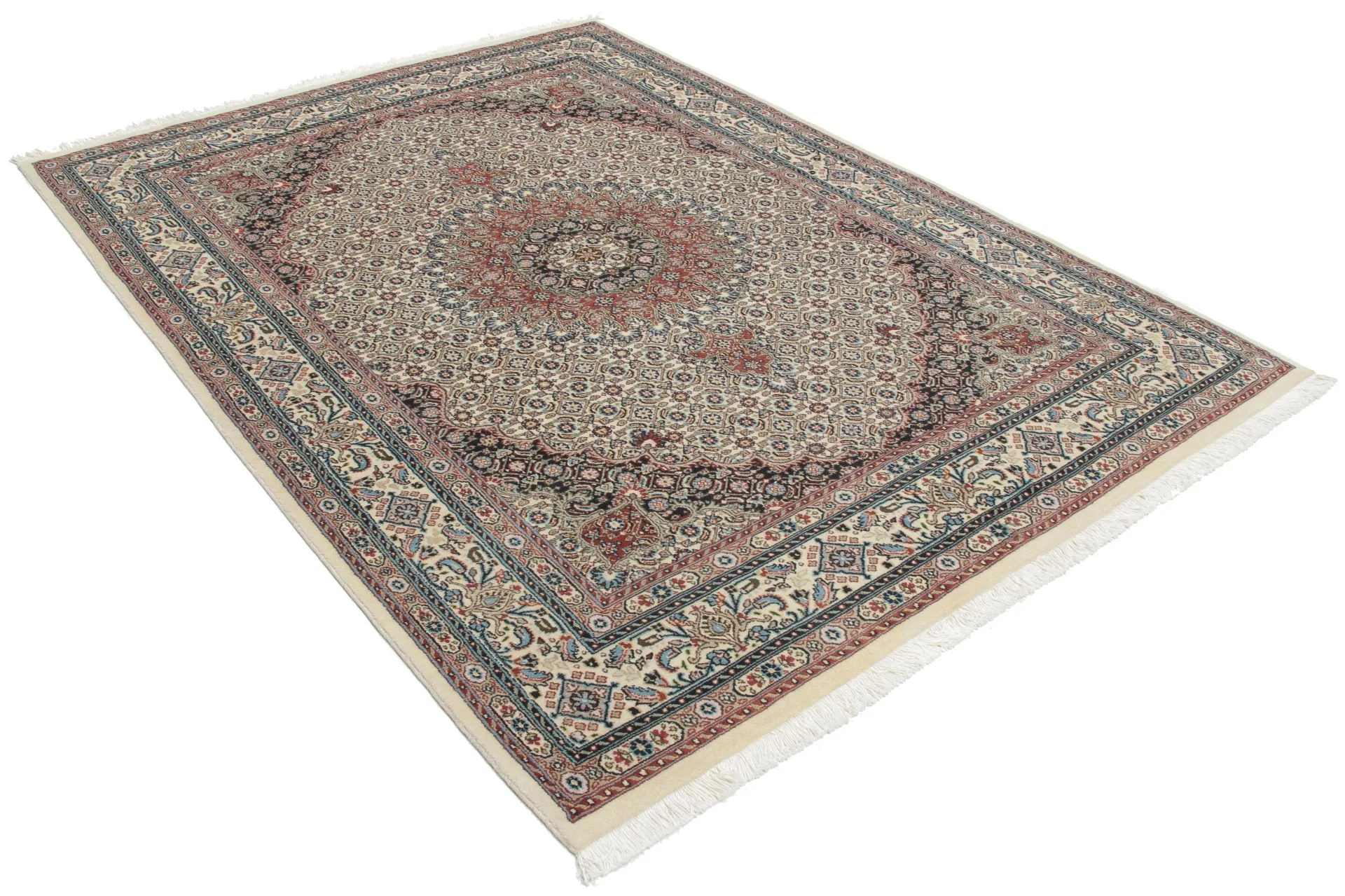 Handgeknüpfter Moud Perserteppich 150 × 205 cm
