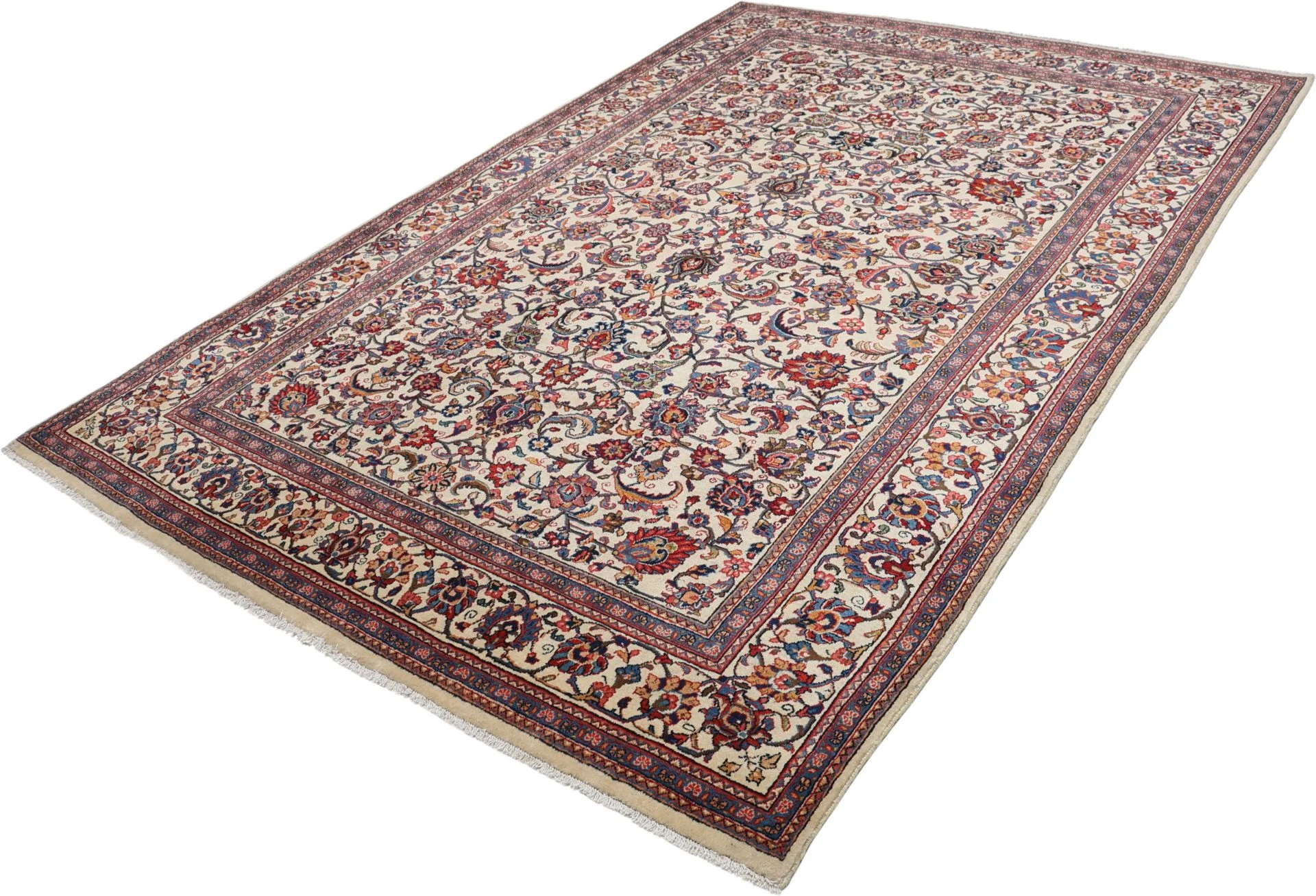 Sarough Perserteppich 206 × 312 cm aus Wolle, handgeknüpft