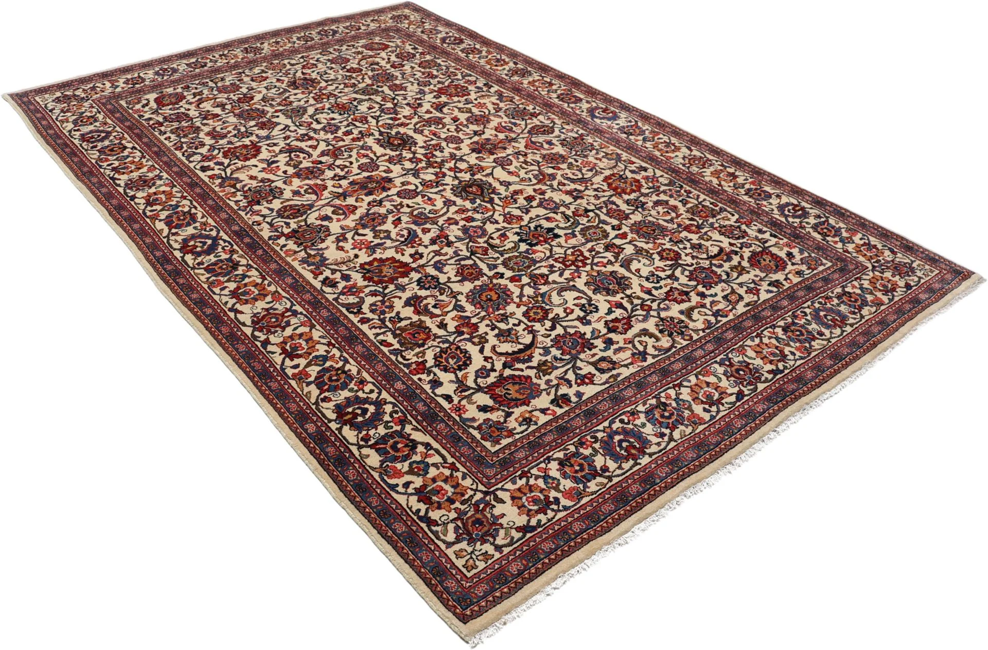 Sarough Perserteppich 206 × 312 cm aus Wolle, handgeknüpft