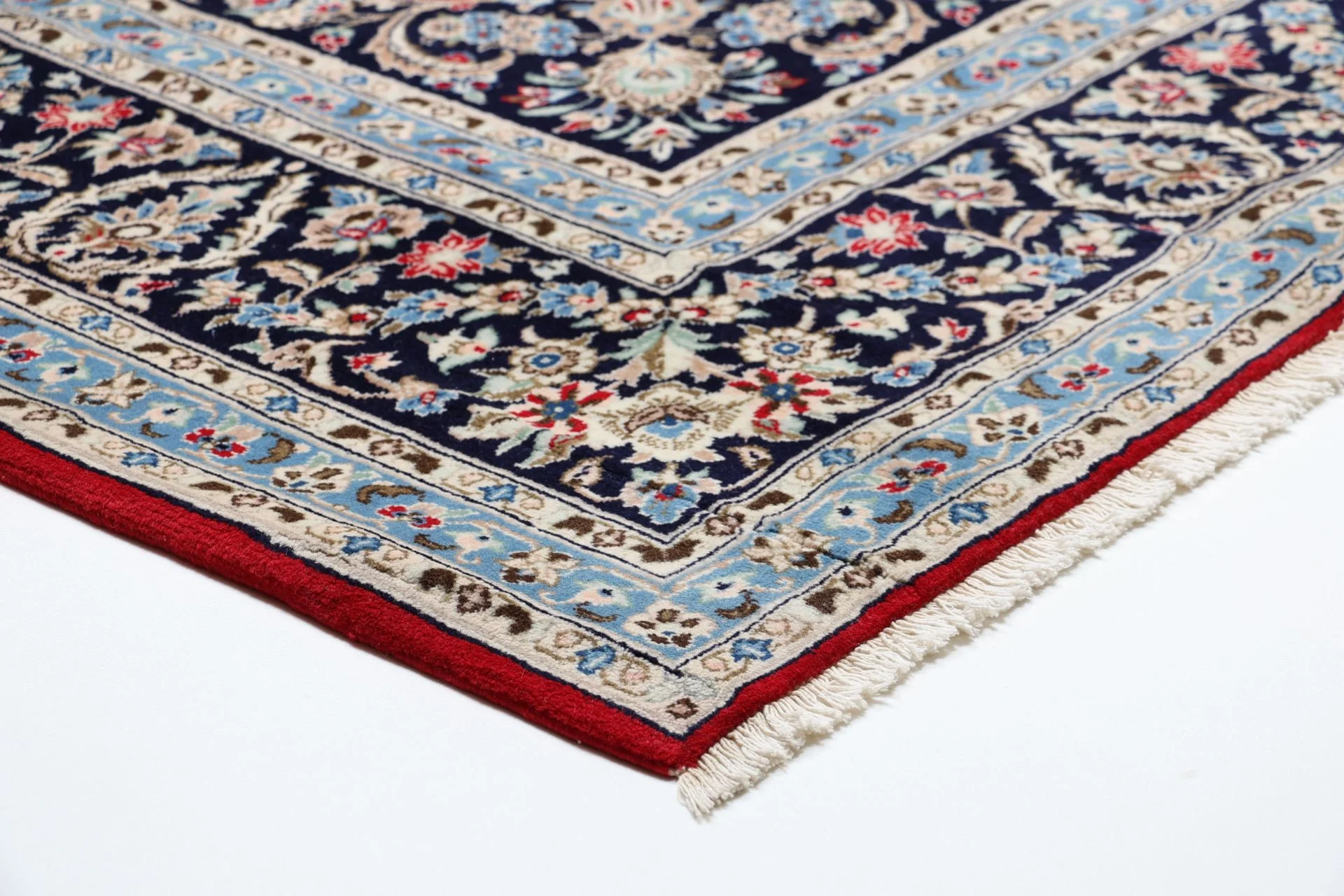 Kashan Perserteppich 248 × 355 cm aus Wolle, handgeknüpft