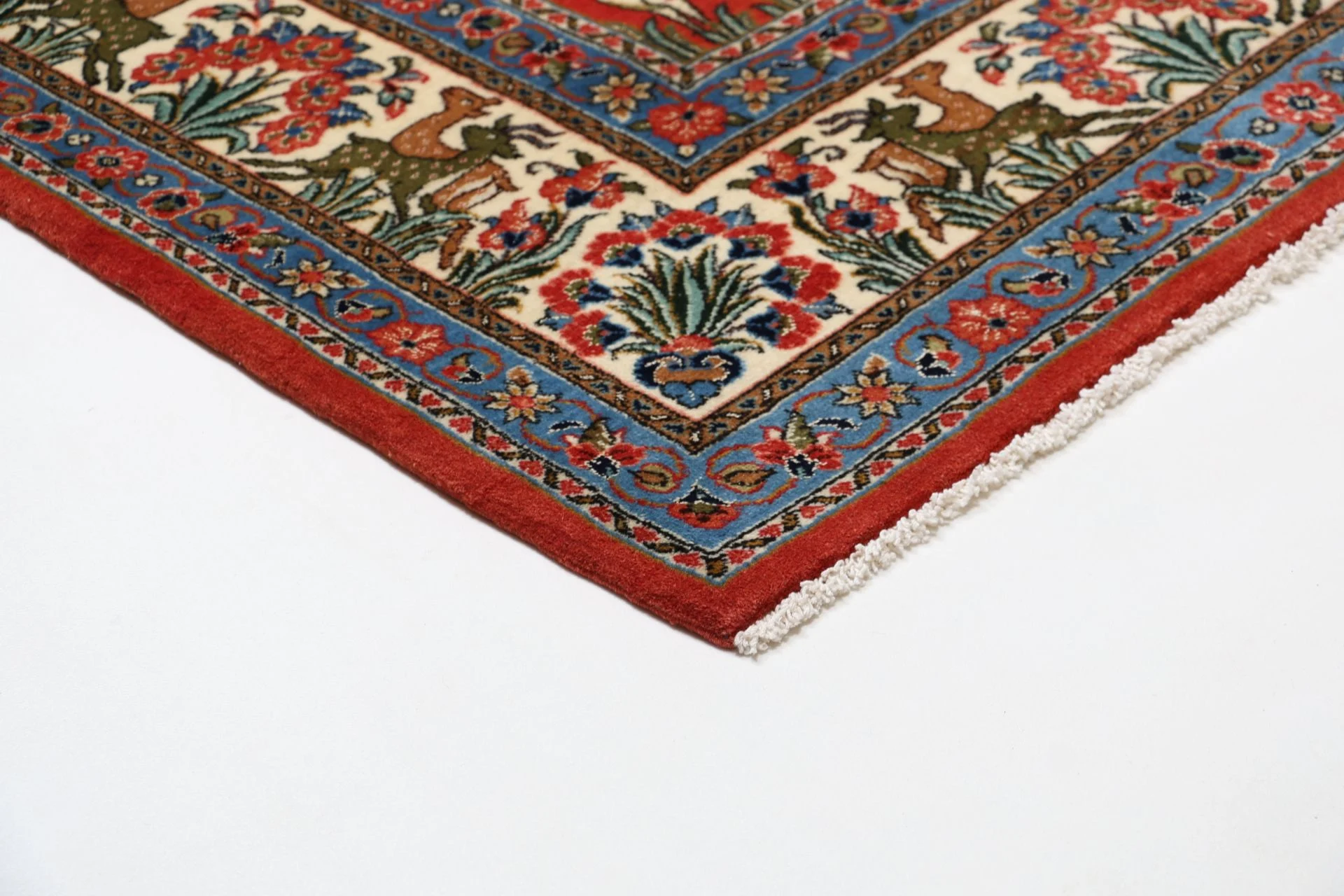 Sarough Perserteppich 202 × 307 cm aus Wolle, handgeknüpft