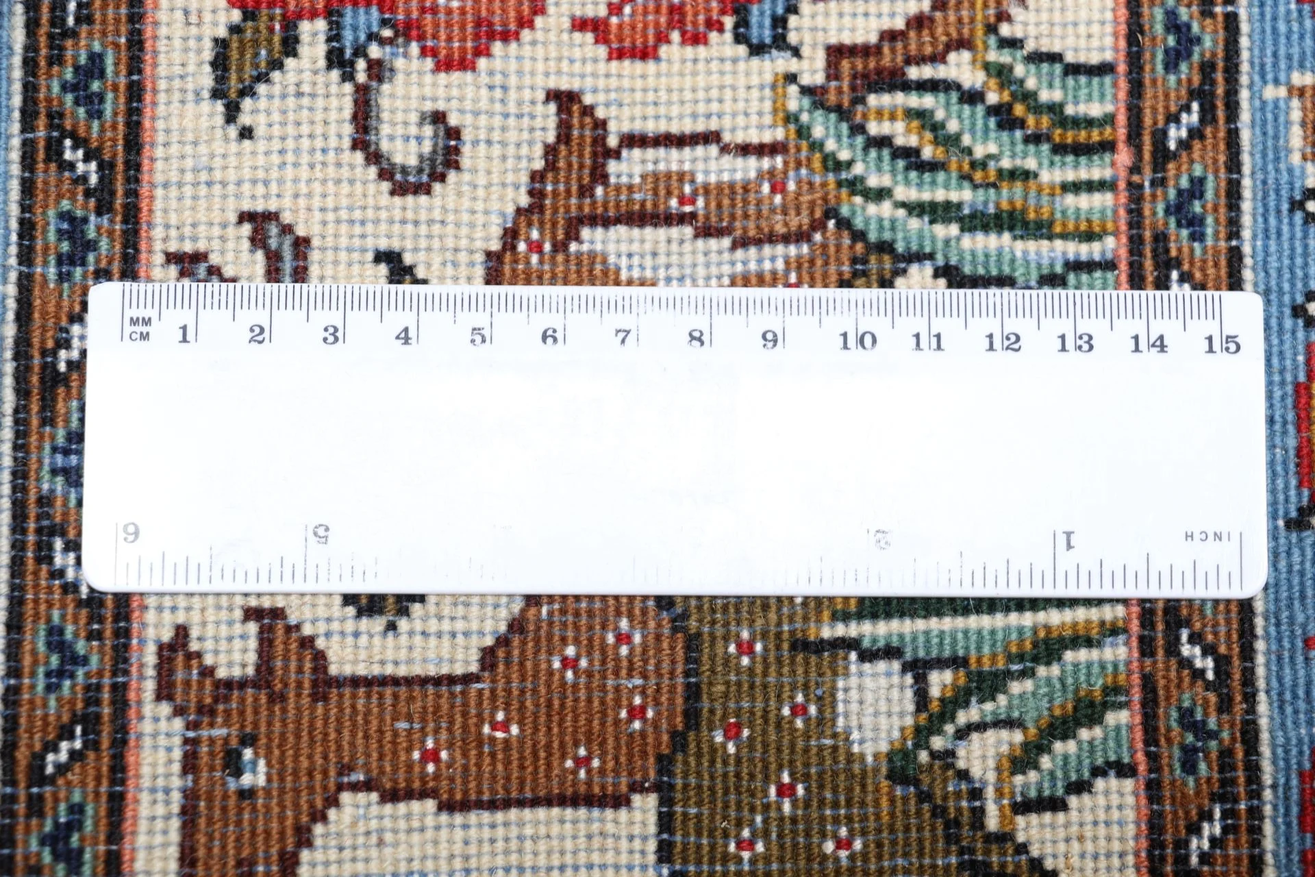 Sarough Perserteppich 202 × 307 cm aus Wolle, handgeknüpft