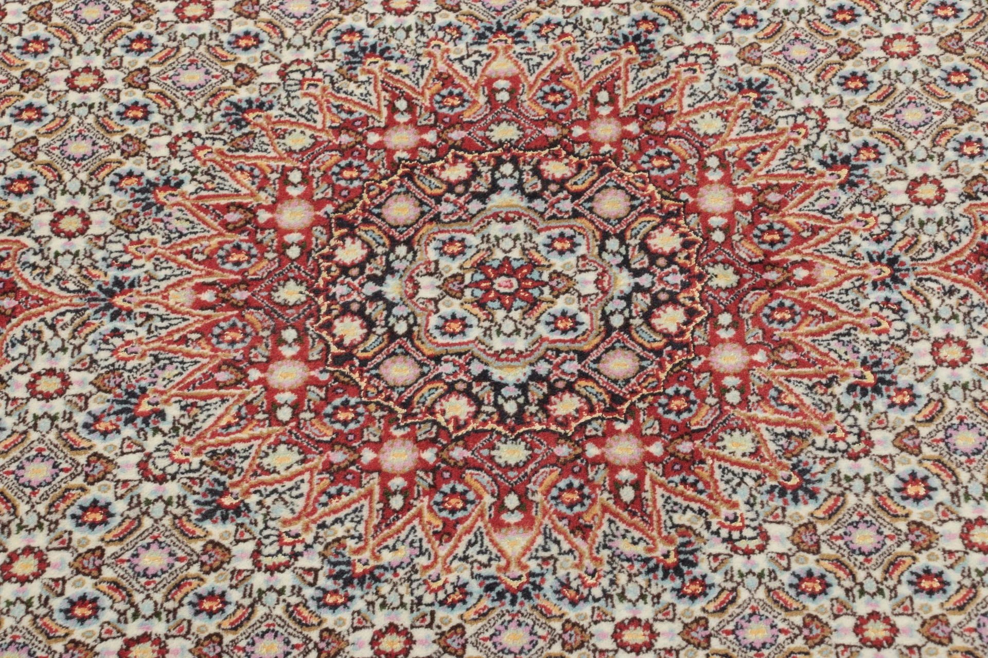 Moud Perserteppich 147 × 200 cm aus Wolle, handgeknüpft