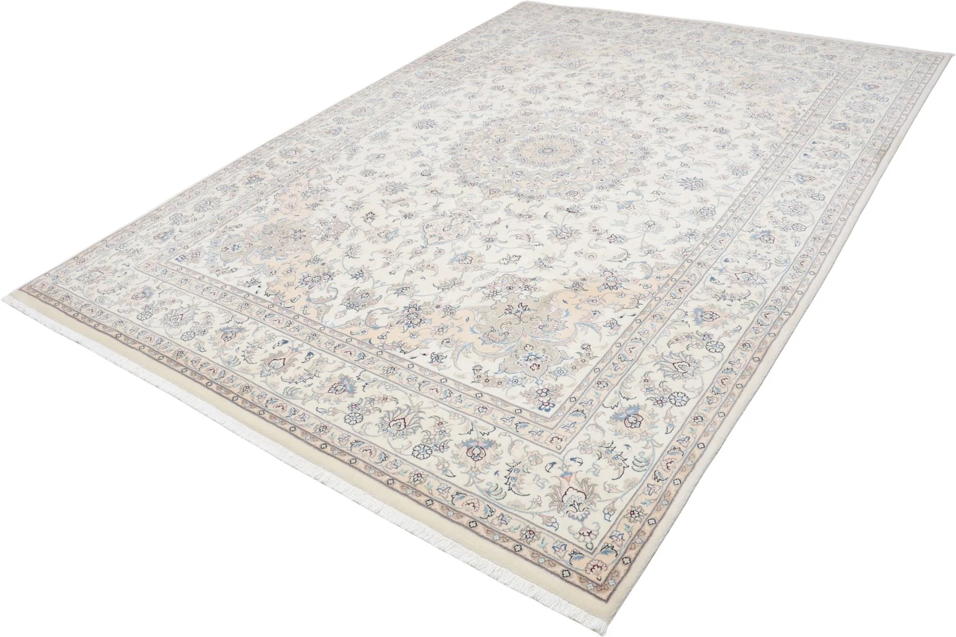Handgeknüpfter Nain Perserteppich 252 × 352 cm