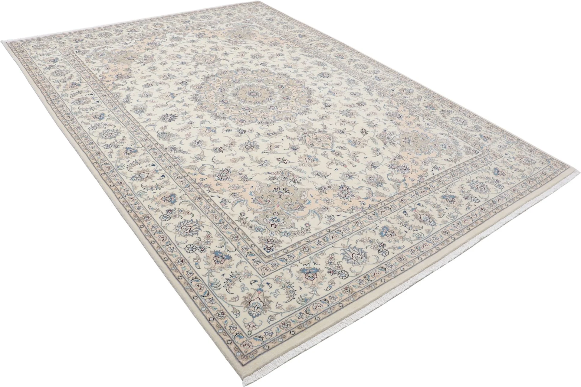 Handgeknüpfter Nain Perserteppich 252 × 352 cm