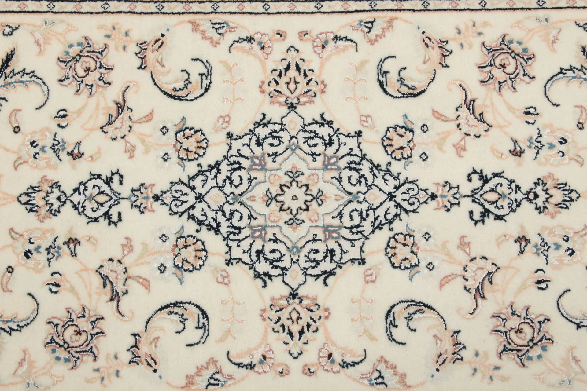 Handgeknüpfter Perserteppich, 80 × 300 cm, Wolle & Seide