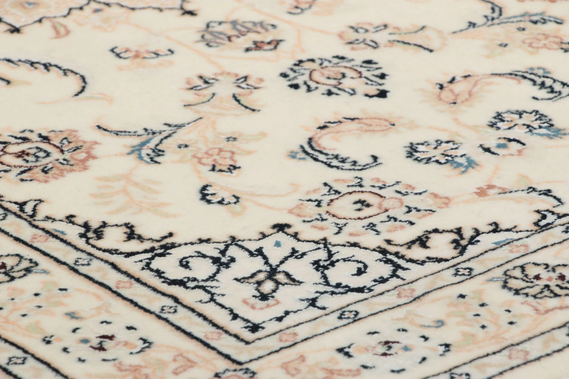 Handgeknüpfter Perserteppich, 80 × 300 cm, Wolle & Seide