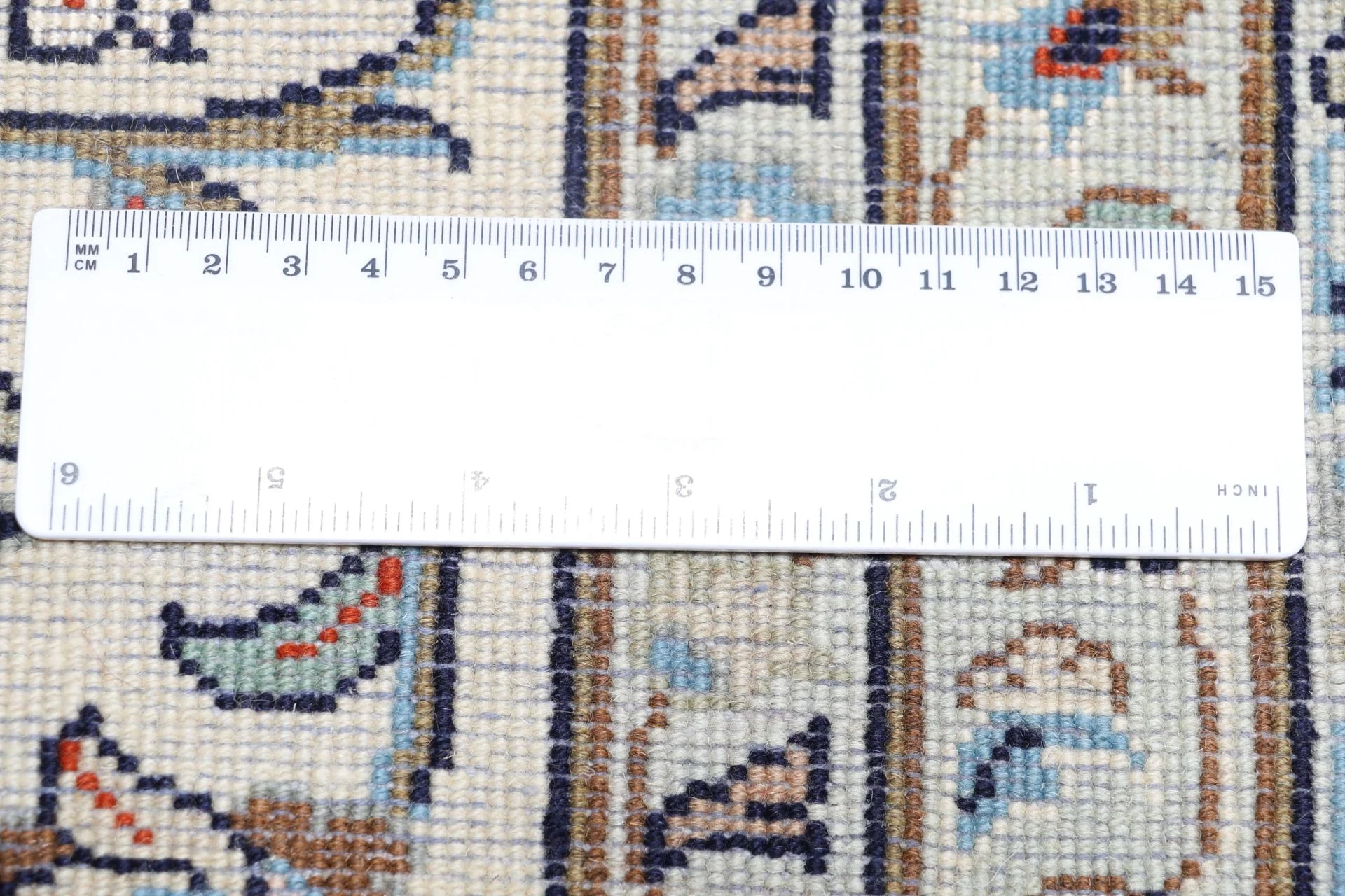 Handgeknüpfter Kashan Perserteppich, 250 × 353 cm, Wolle