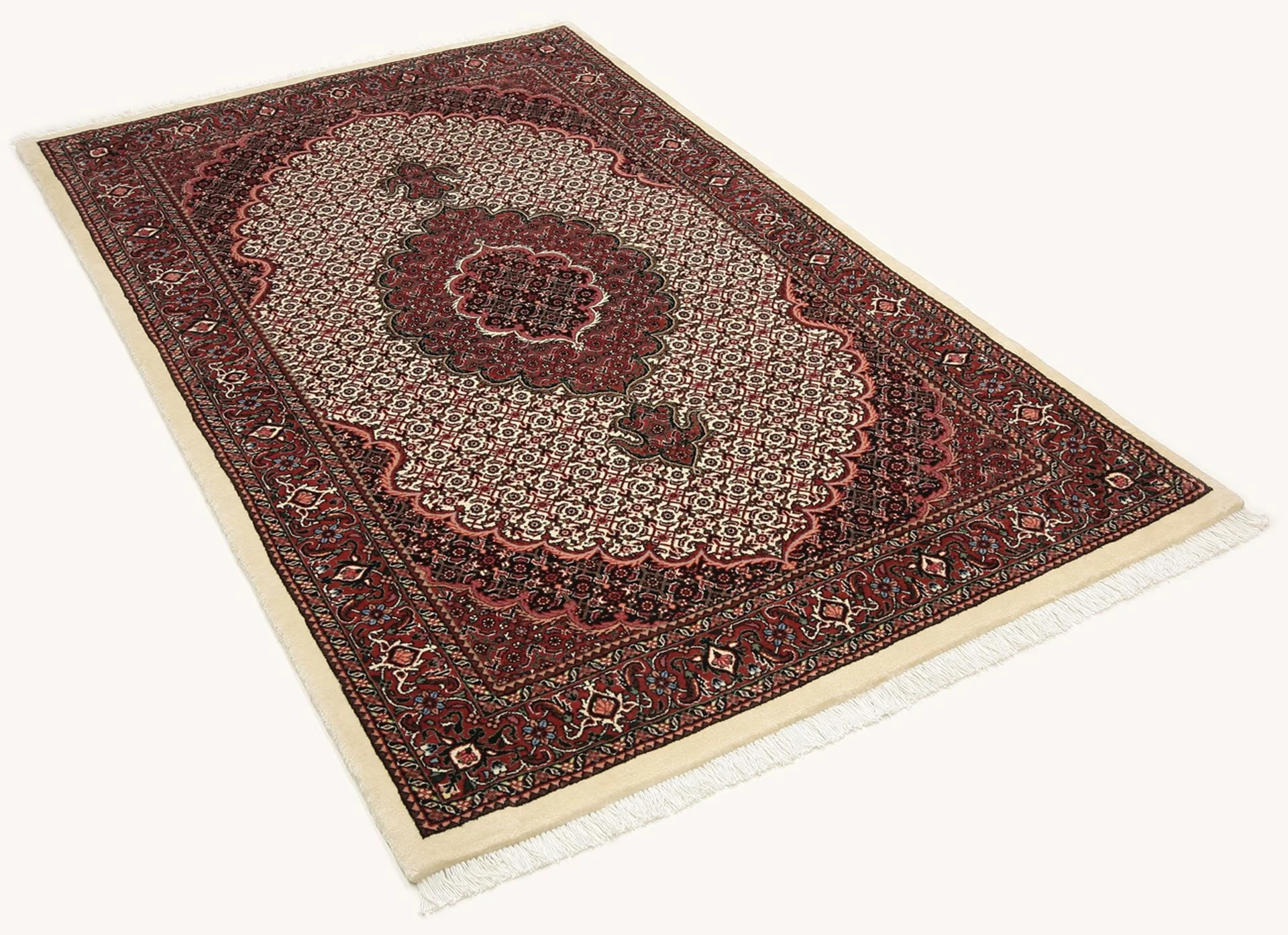 Handgeknüpfter Bijar Perserteppich 110 × 183 cm
