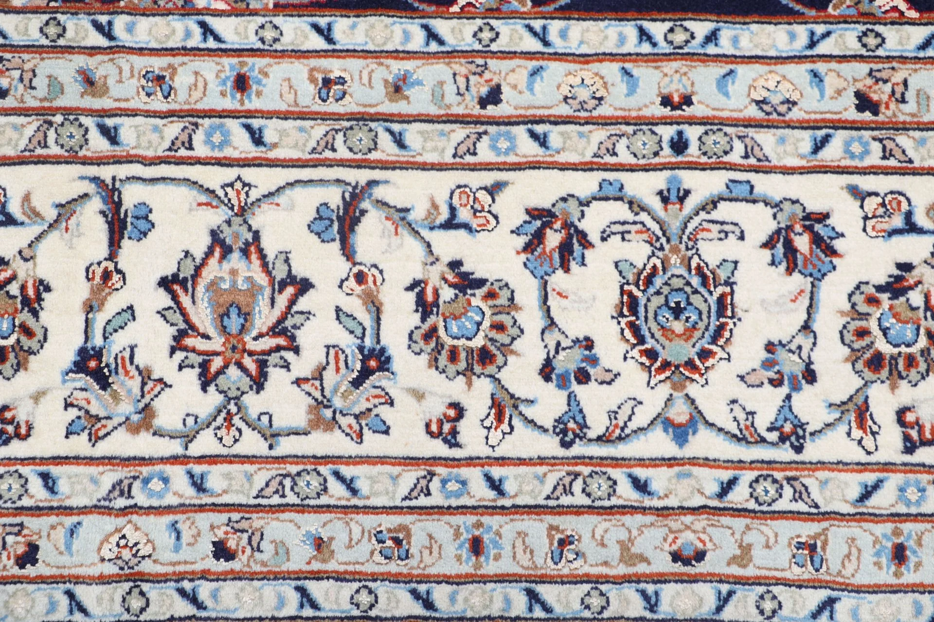 Handgeknüpfter Kashan Perserteppich, 245 × 348 cm, Wolle