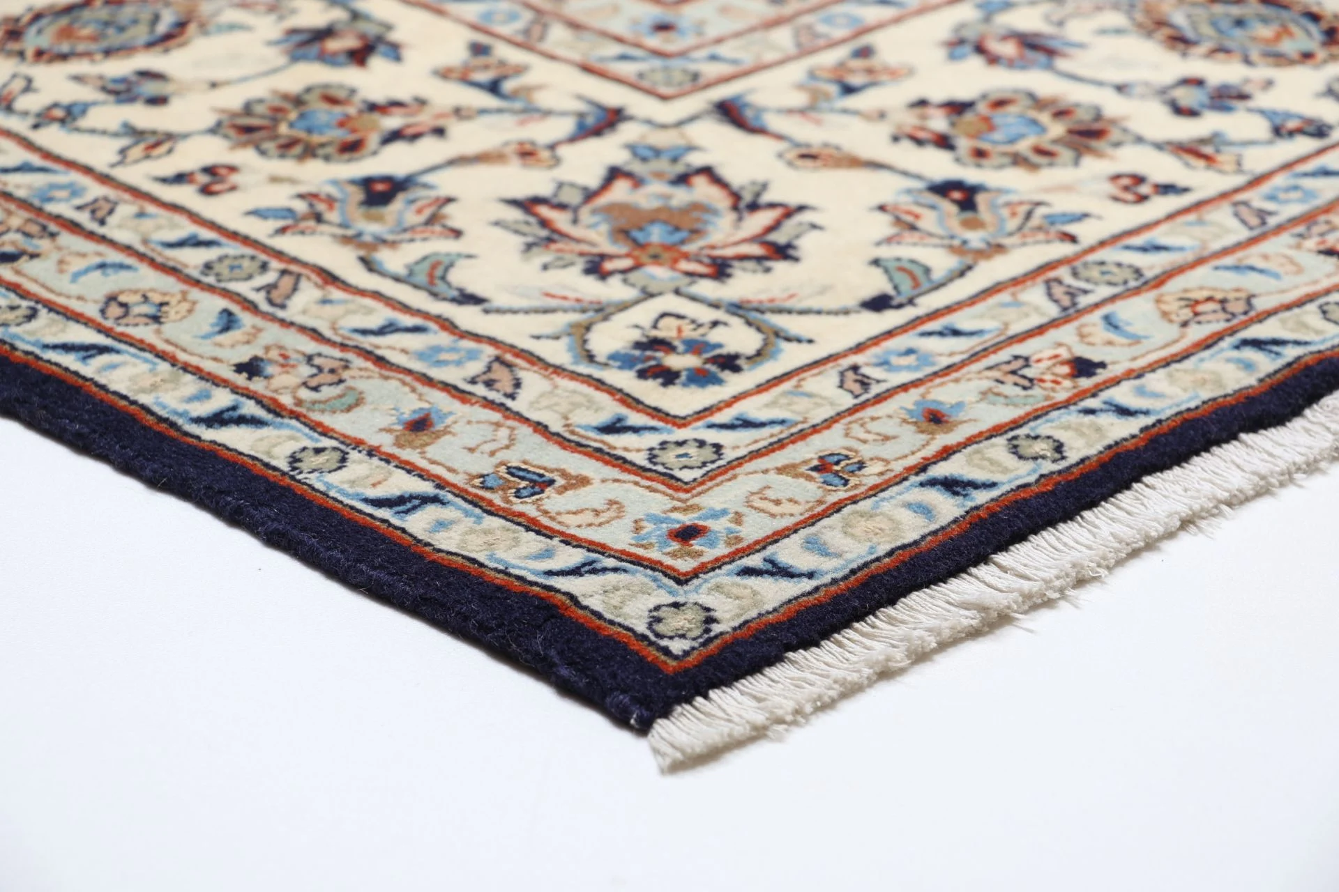 Handgeknüpfter Kashan Perserteppich, 245 × 348 cm, Wolle