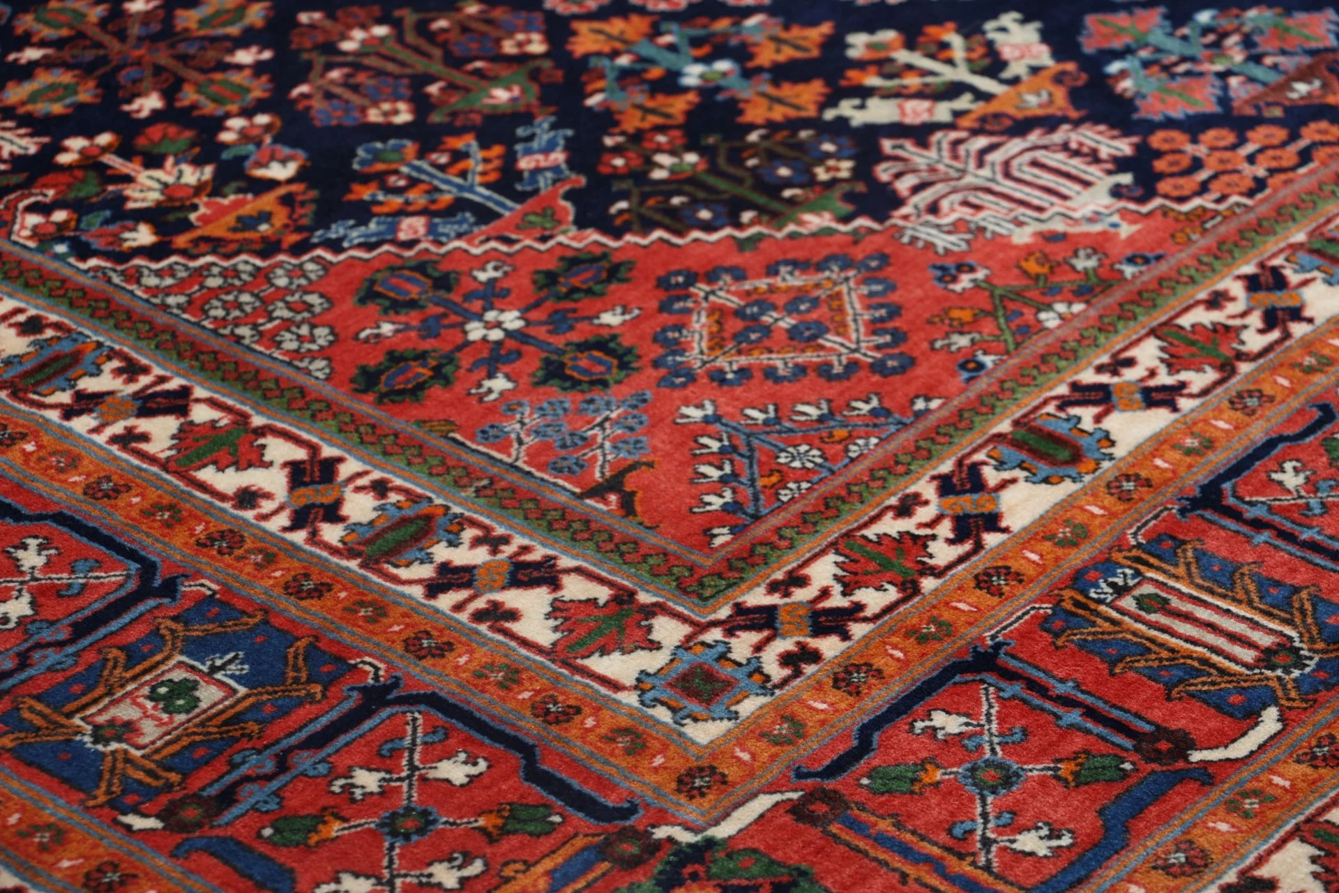 Perserteppich 217 × 307 cm aus Wolle, handgeknüpft